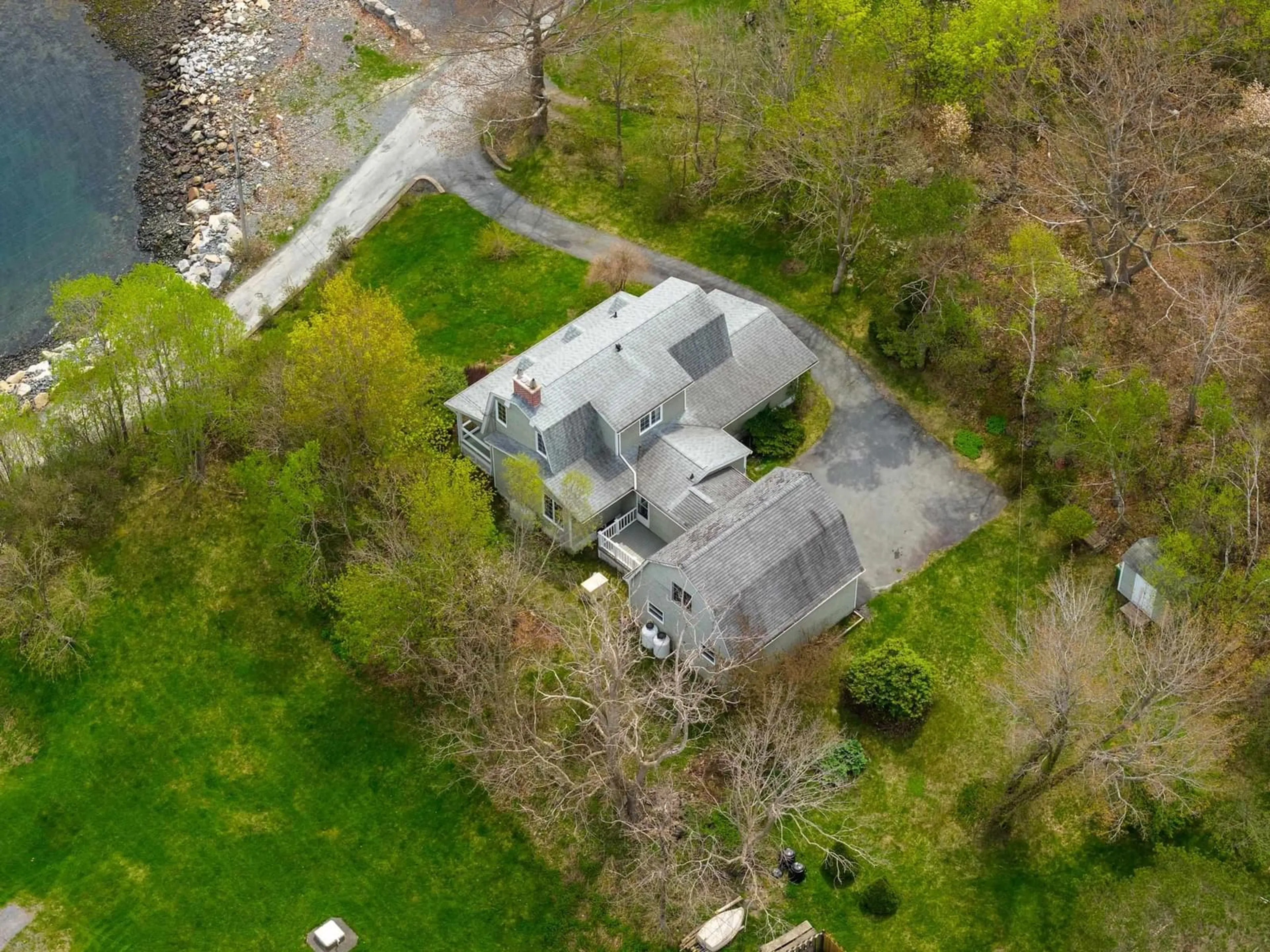 A pic from outside/outdoor area/front of a property/back of a property/a pic from drone, street for 11 Keefe Dr, Purcell's Cove Nova Scotia B3P 2J1