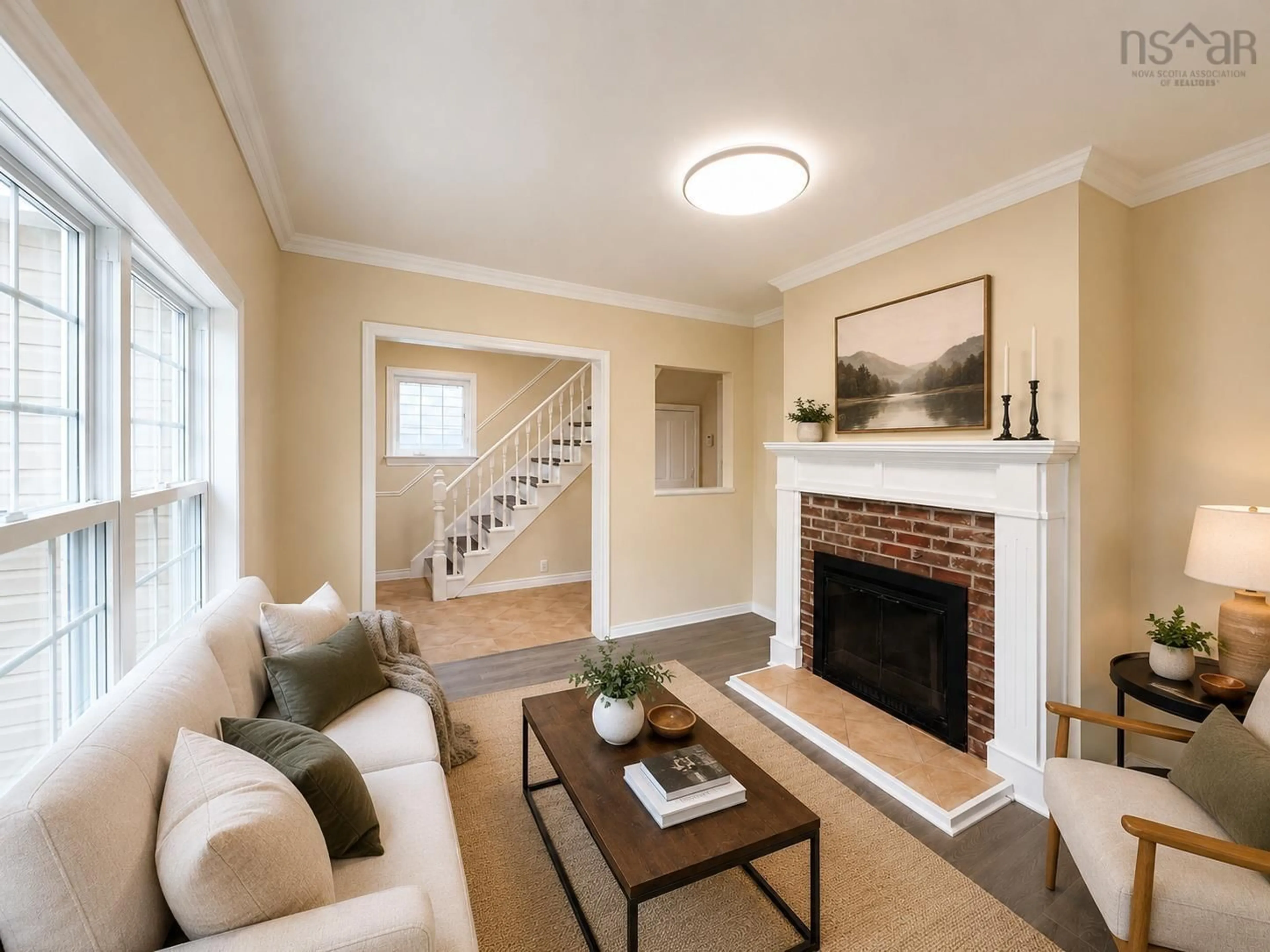 Living room with furniture, unknown for 446 Whitney Ave, Sydney Nova Scotia B1P 5A7