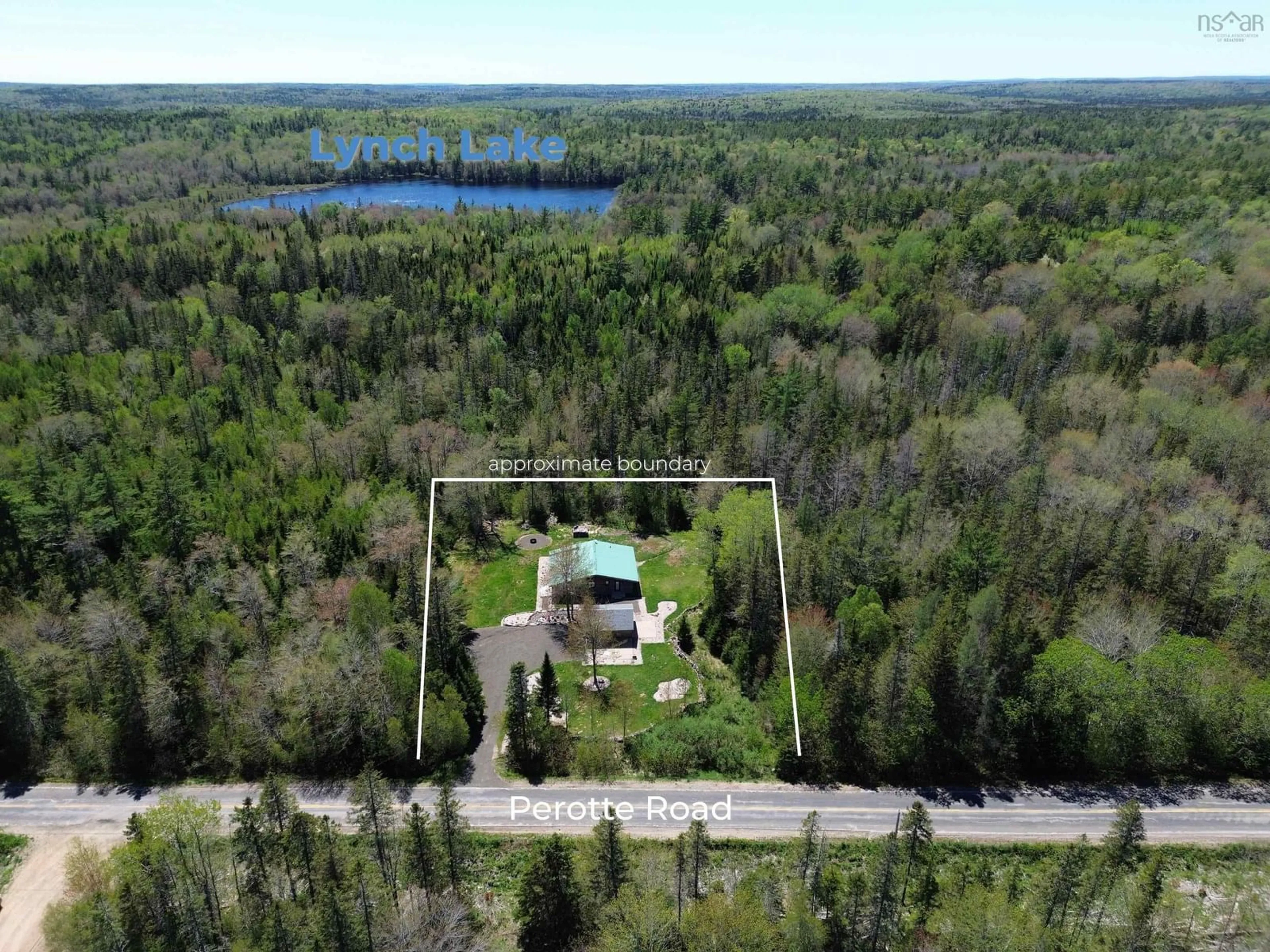 A pic from outside/outdoor area/front of a property/back of a property/a pic from drone, water/lake/river/ocean view for 2051 Perotte Rd, Perotte Nova Scotia B0S 1A0
