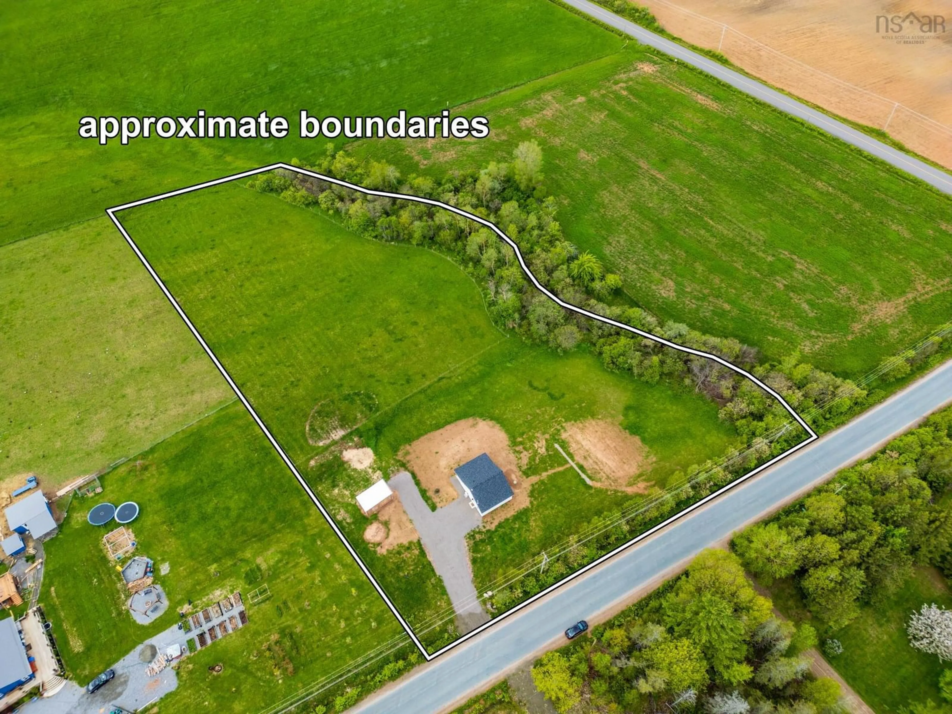 A pic from outside/outdoor area/front of a property/back of a property/a pic from drone, mountain view for 117 Keith Lane, North Williamston Nova Scotia B0S 1M0