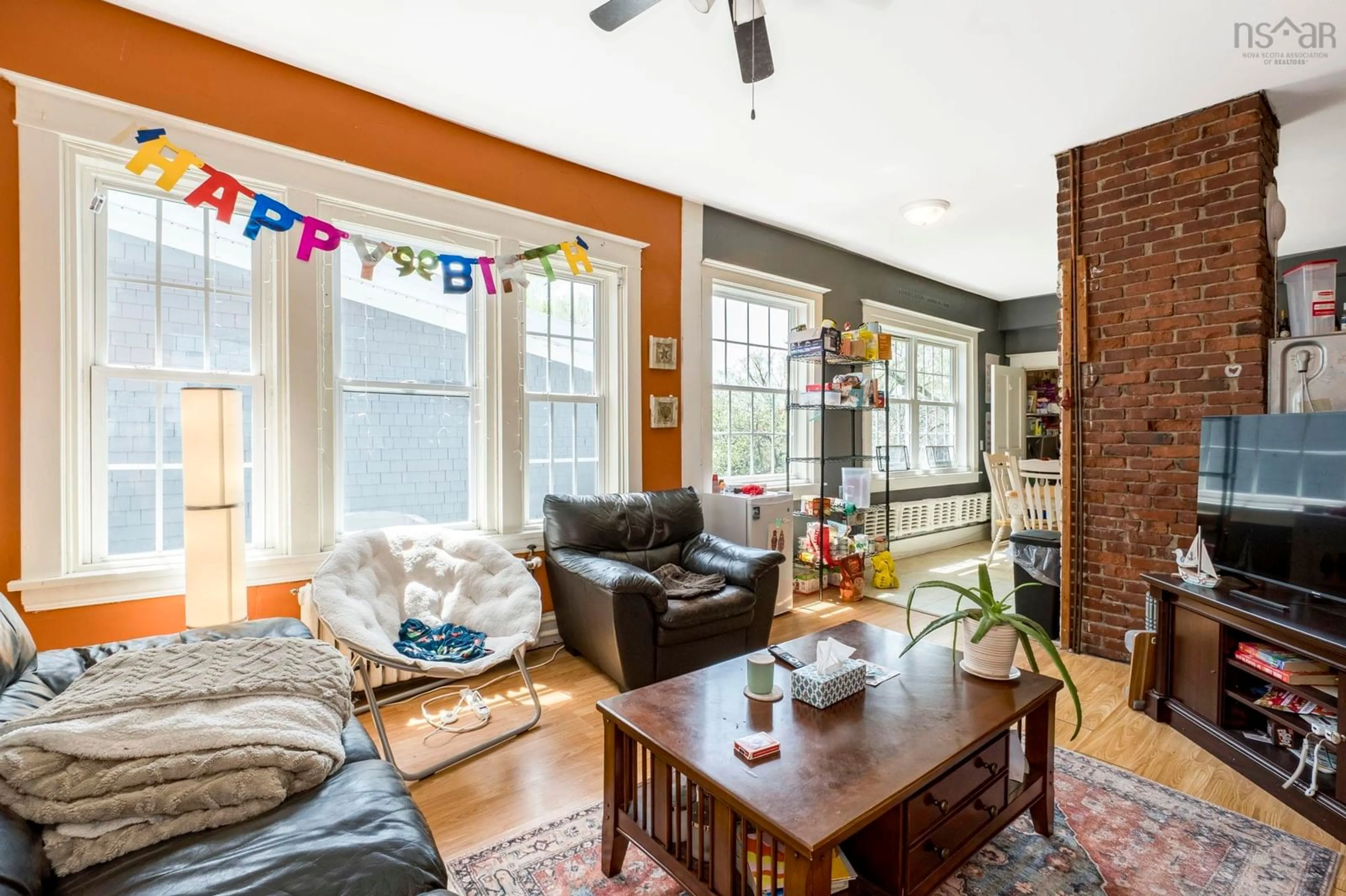 Living room with furniture, unknown for 1672/1676 Chestnut St, Halifax Nova Scotia B3H 3T4