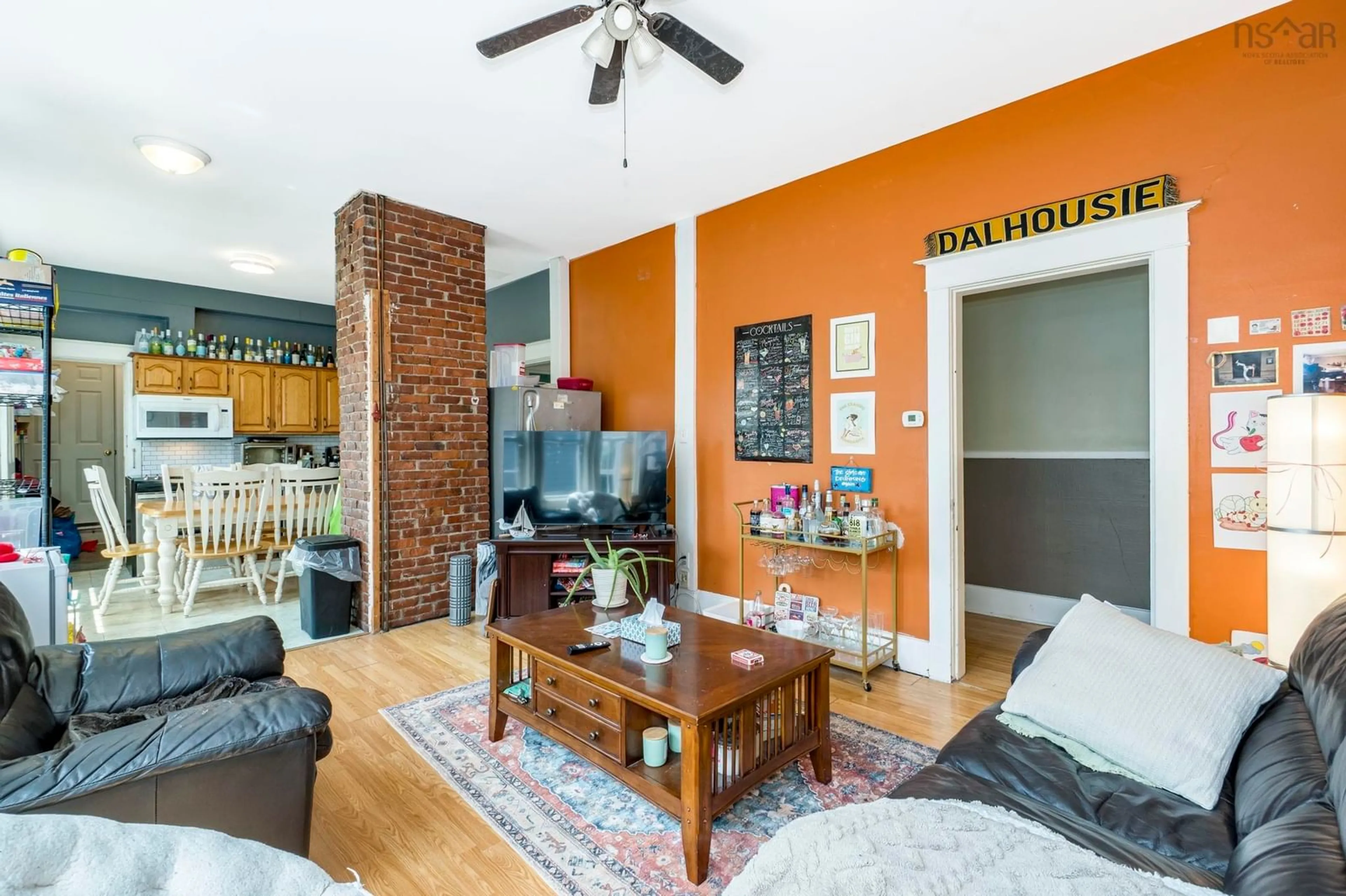 Living room with furniture, unknown for 1672/1676 Chestnut St, Halifax Nova Scotia B3H 3T4