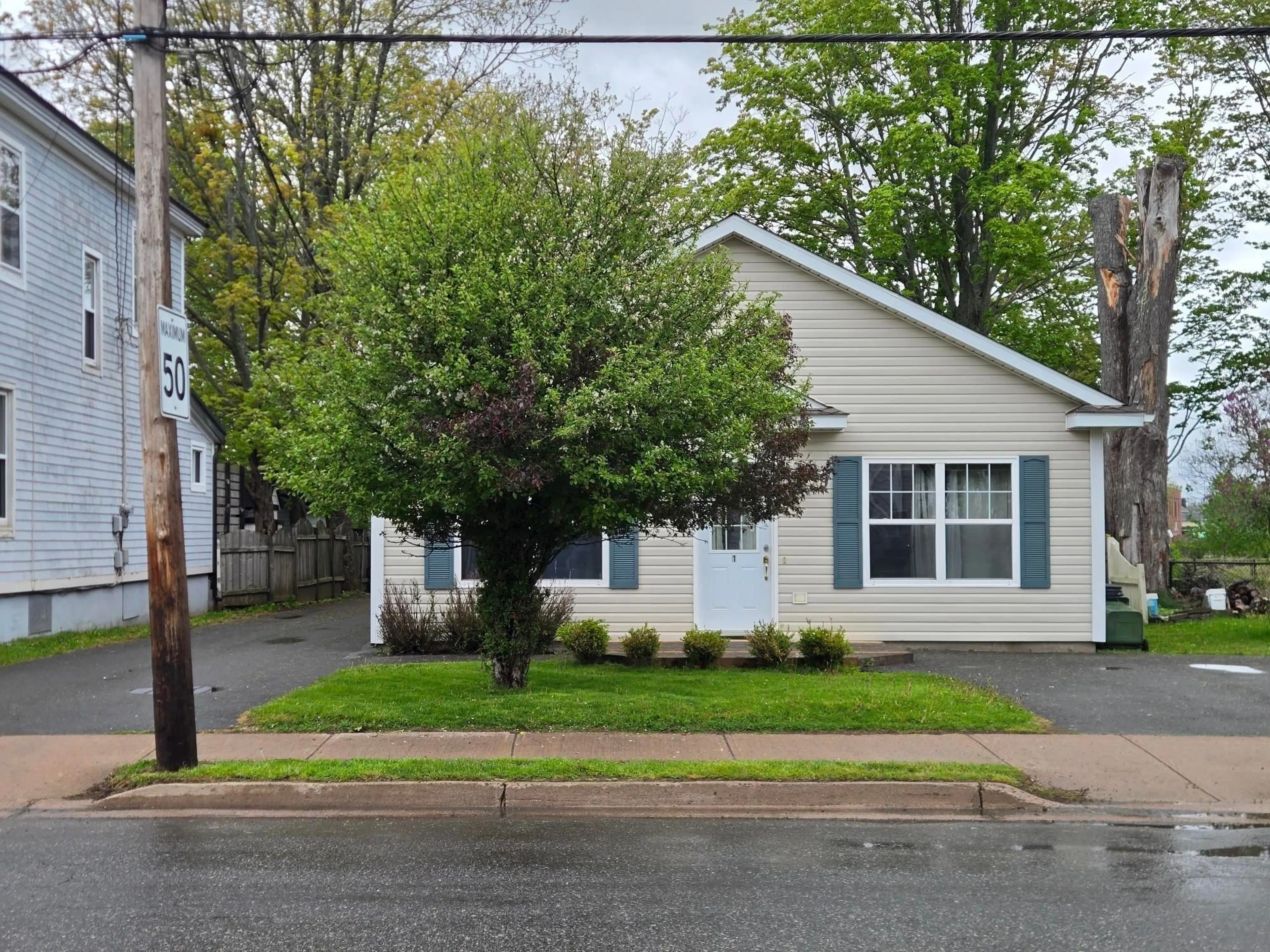 Home with vinyl exterior material, street for 99 Brunswick St, Truro Nova Scotia B2N 2H3