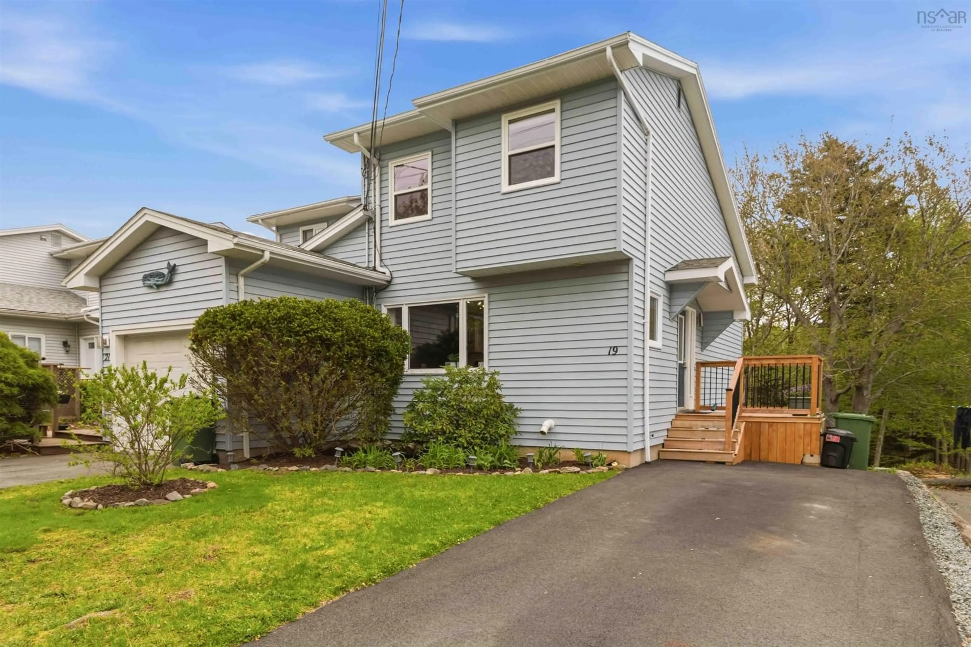 Home with vinyl exterior material, street for 19 Theakston Ave, Spryfield Nova Scotia B3R 1R7