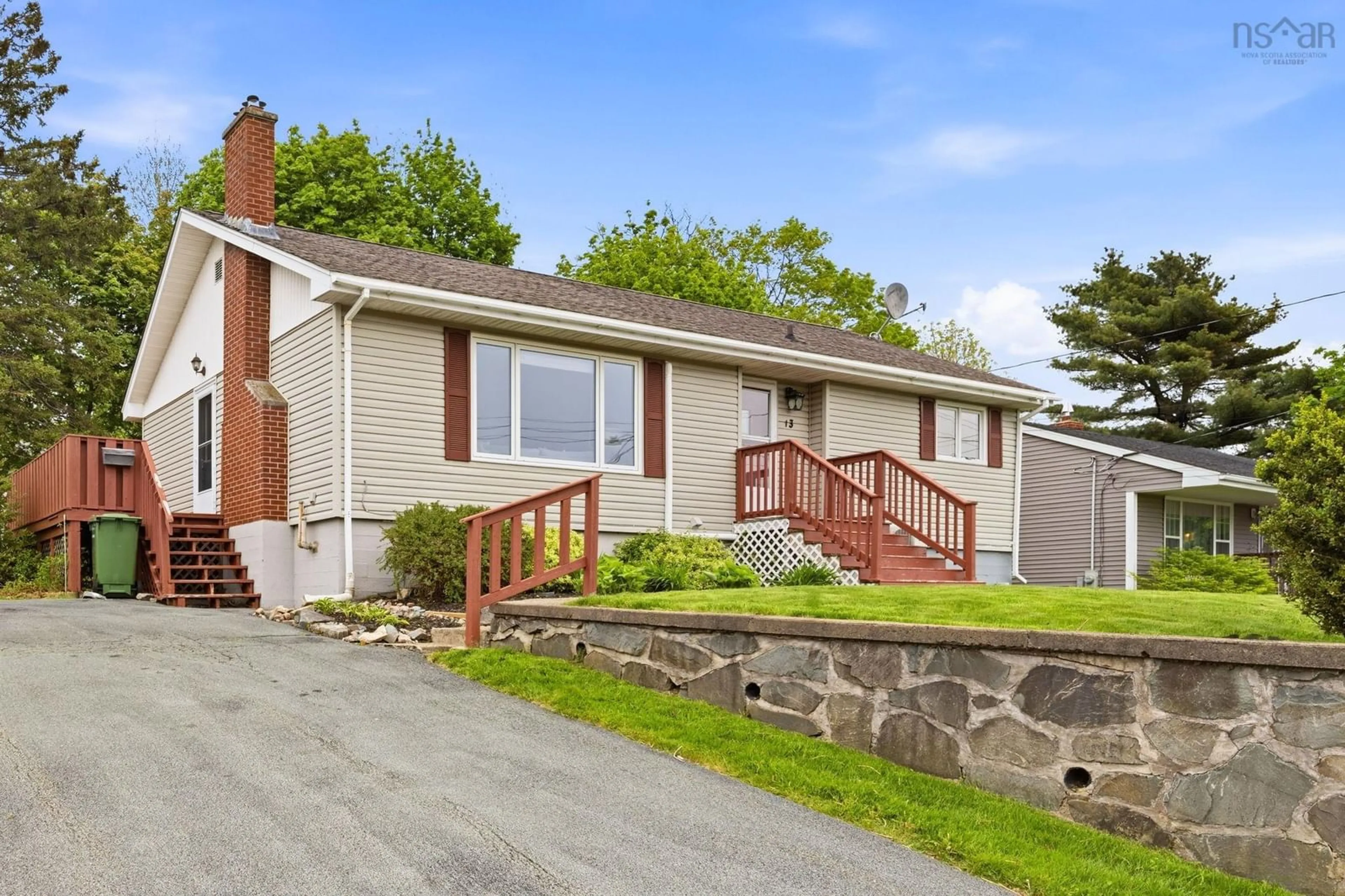 Home with vinyl exterior material, street for 13 Belle Vista Dr, Dartmouth Nova Scotia B2W 2X1