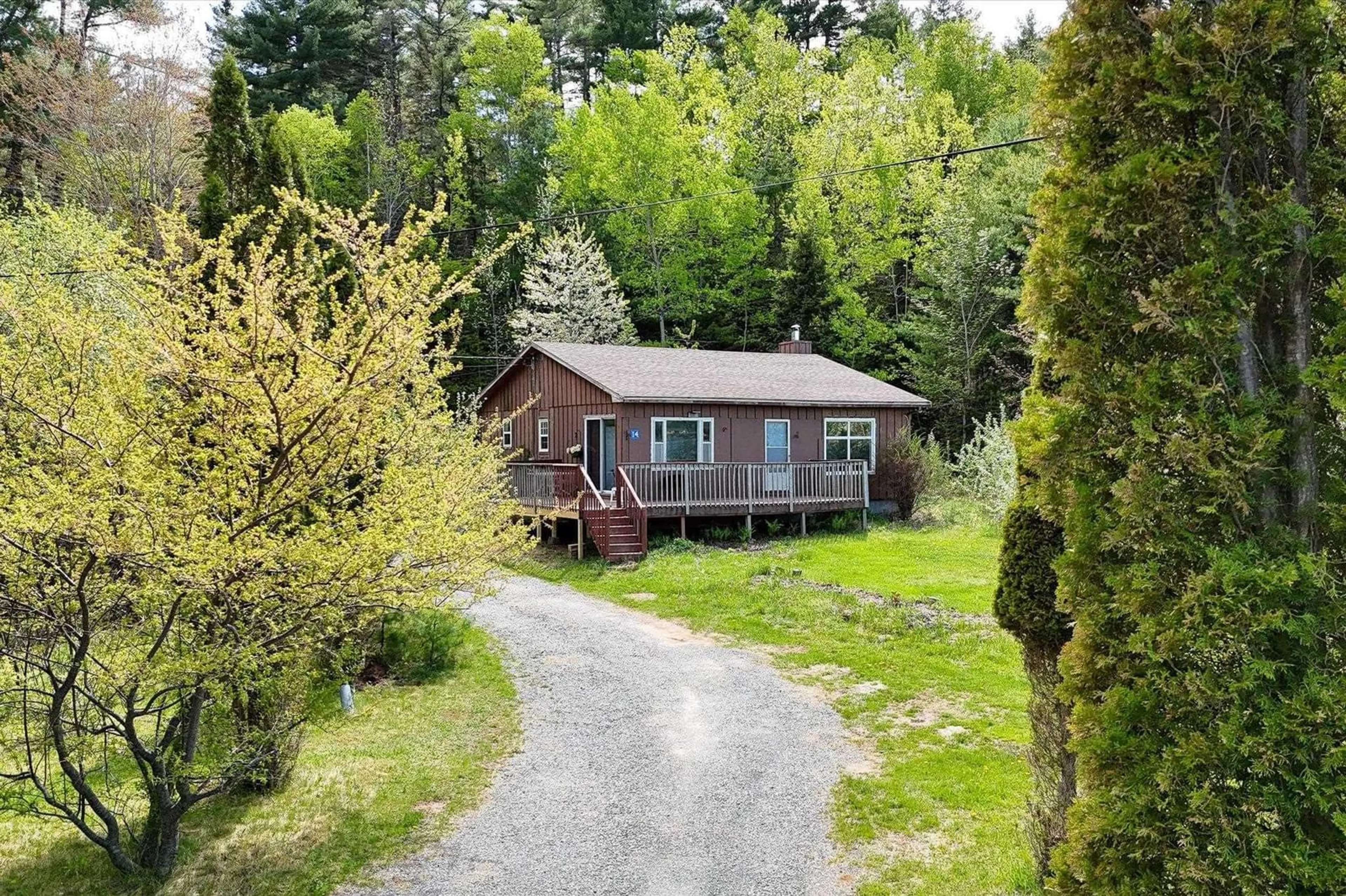 A pic from outside/outdoor area/front of a property/back of a property/a pic from drone, unknown for 14 Big Mush A Mush Lake Rd, Middle New Cornwall Nova Scotia B0J 2E0