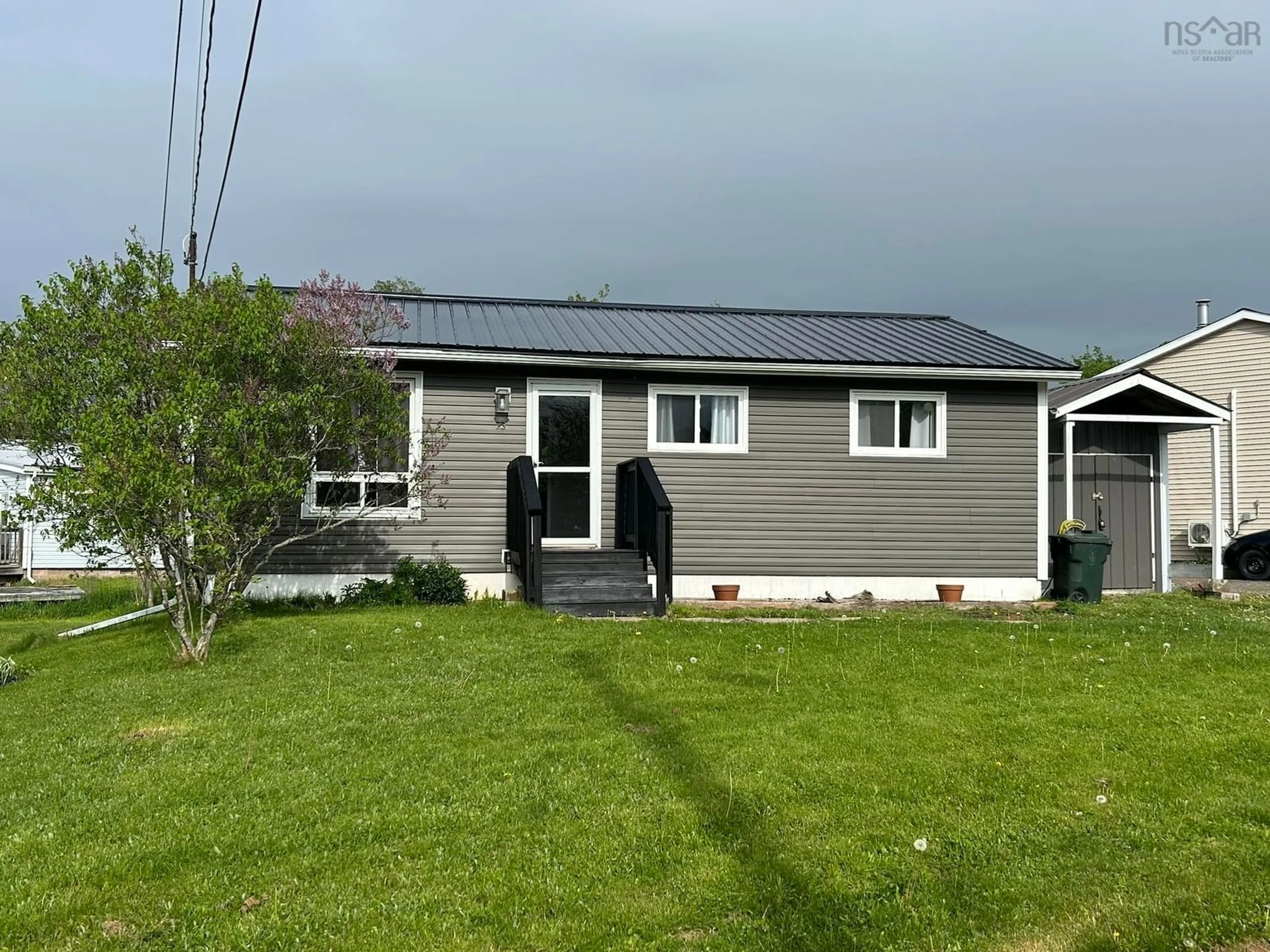 A pic from outside/outdoor area/front of a property/back of a property/a pic from drone, street for 23 Snowden Ave, Amherst Nova Scotia B4H 2N1