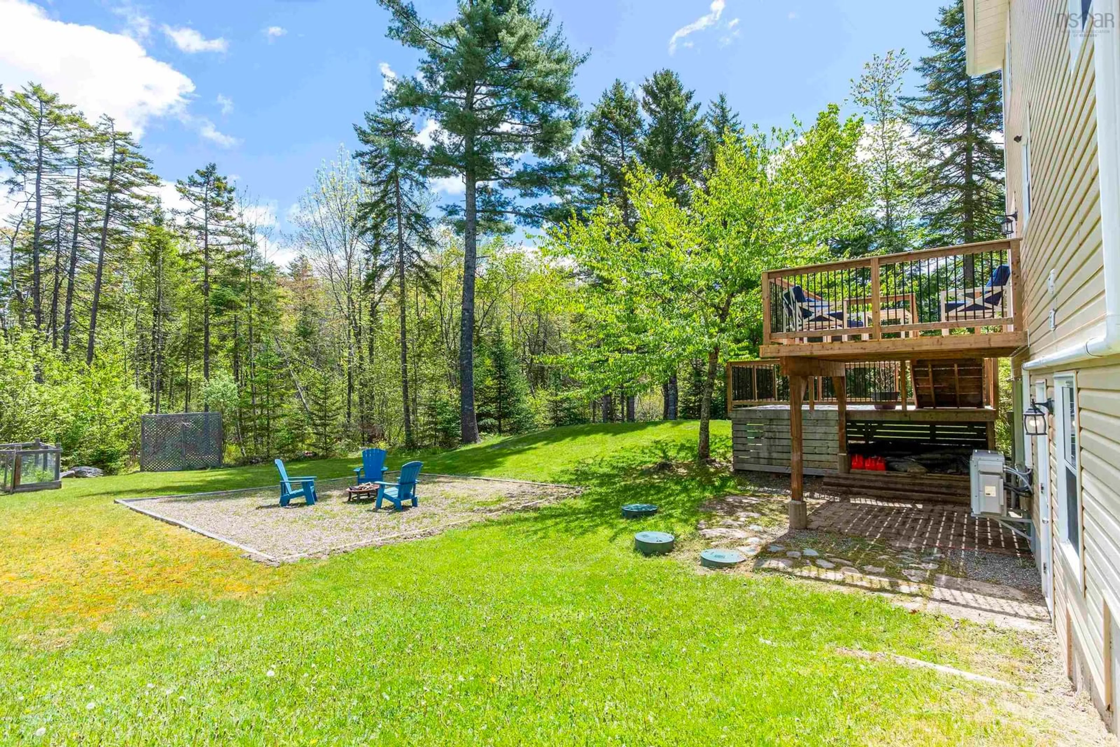 Patio, water/lake/river/ocean view for 85 Heatherglen Drive, Beaver Bank Nova Scotia B4G 0A2