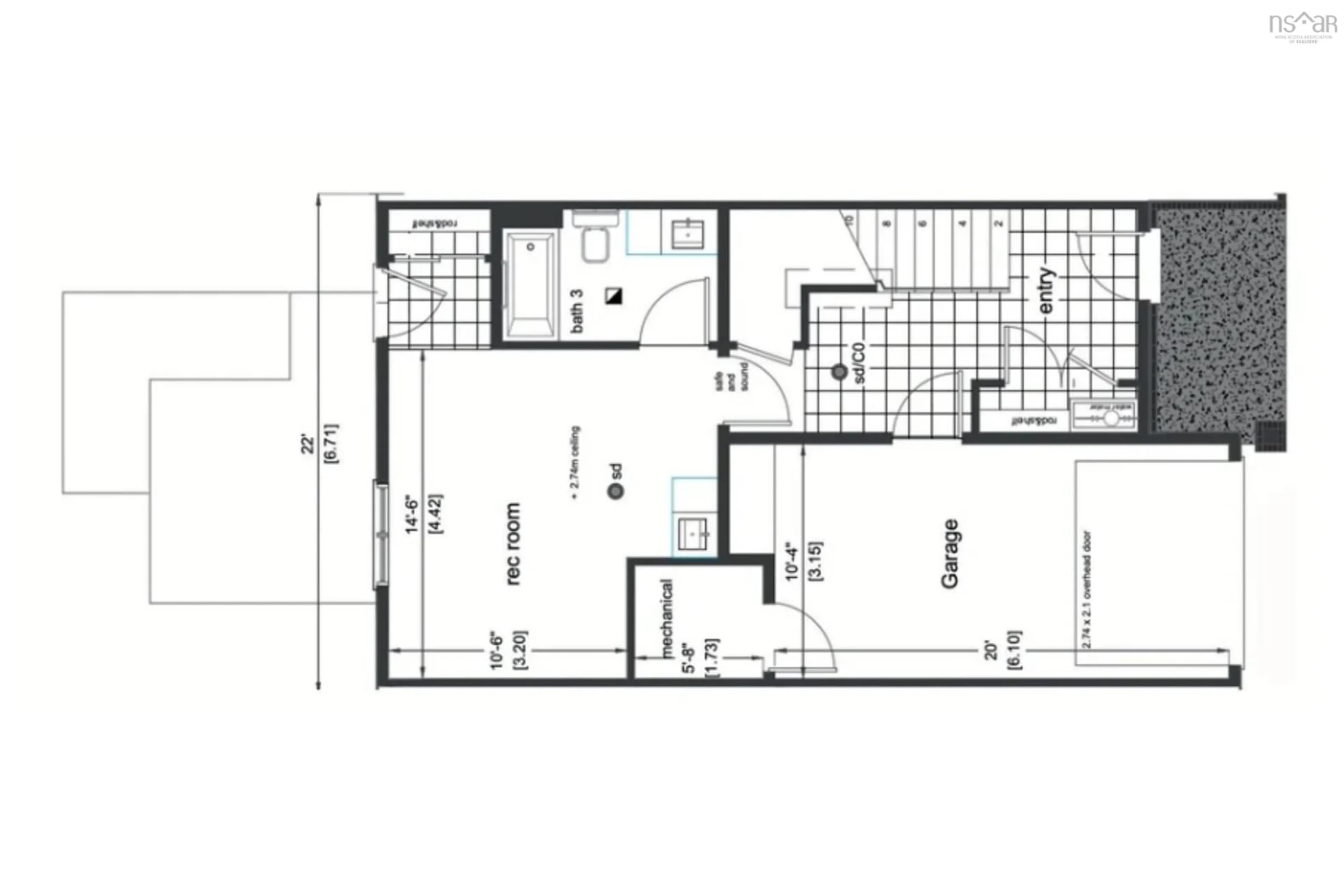 Floor plan for 135 Stephs Street St #SP03A, West Bedford Nova Scotia B4B 0L1