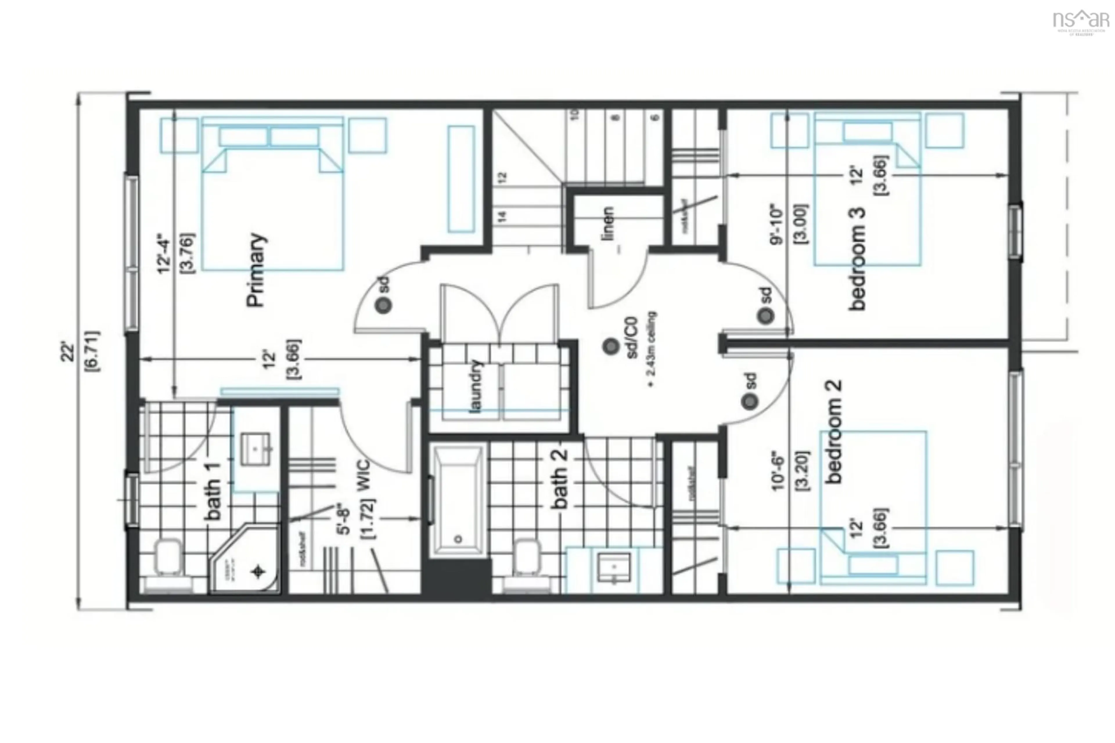 Floor plan for 133 Stephs Street St #SP03B, West Bedford Nova Scotia B4B 0L1