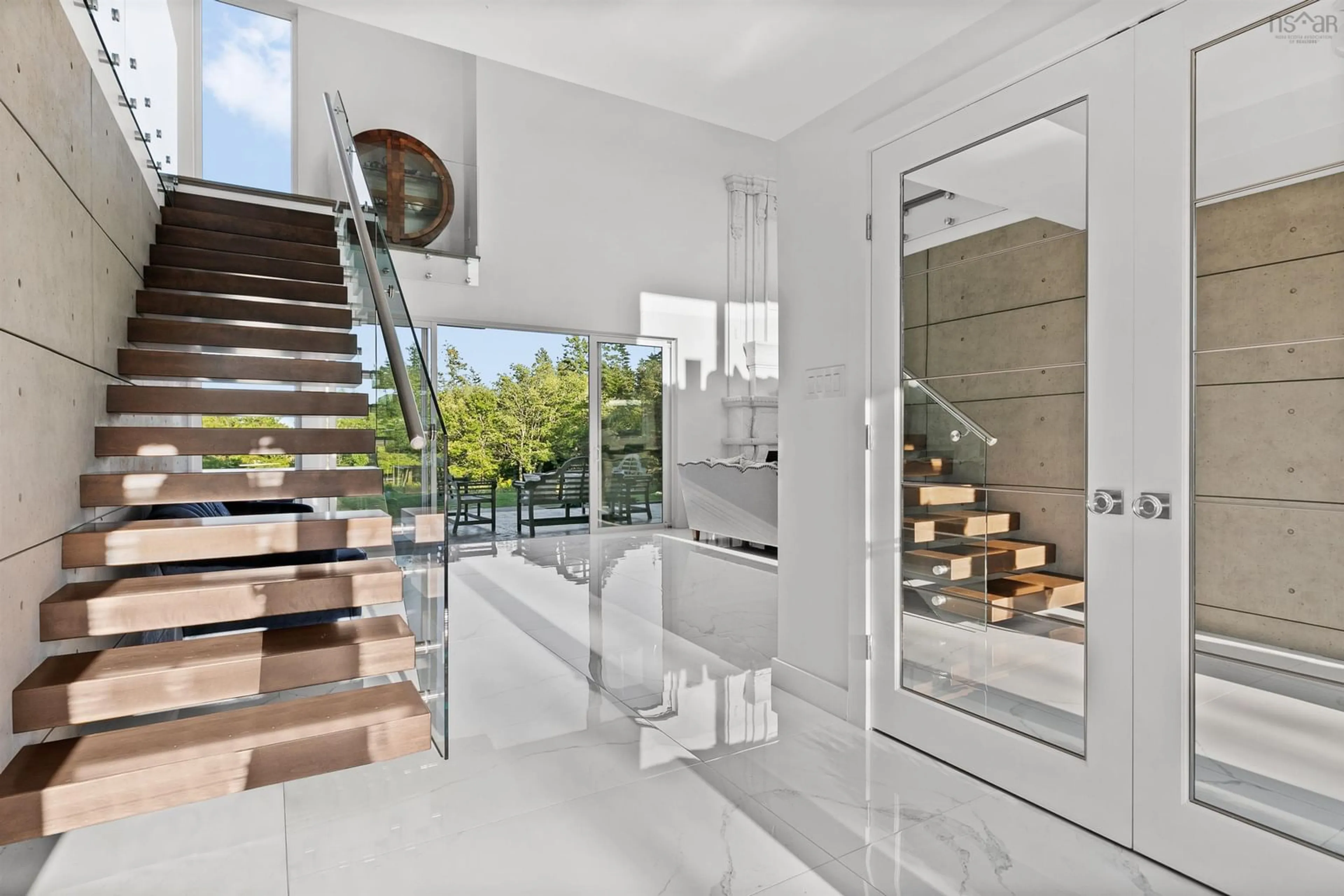 Contemporary bathroom, ceramic/tile floor for 78 Shore Rd, Herring Cove Nova Scotia B3V 1G7