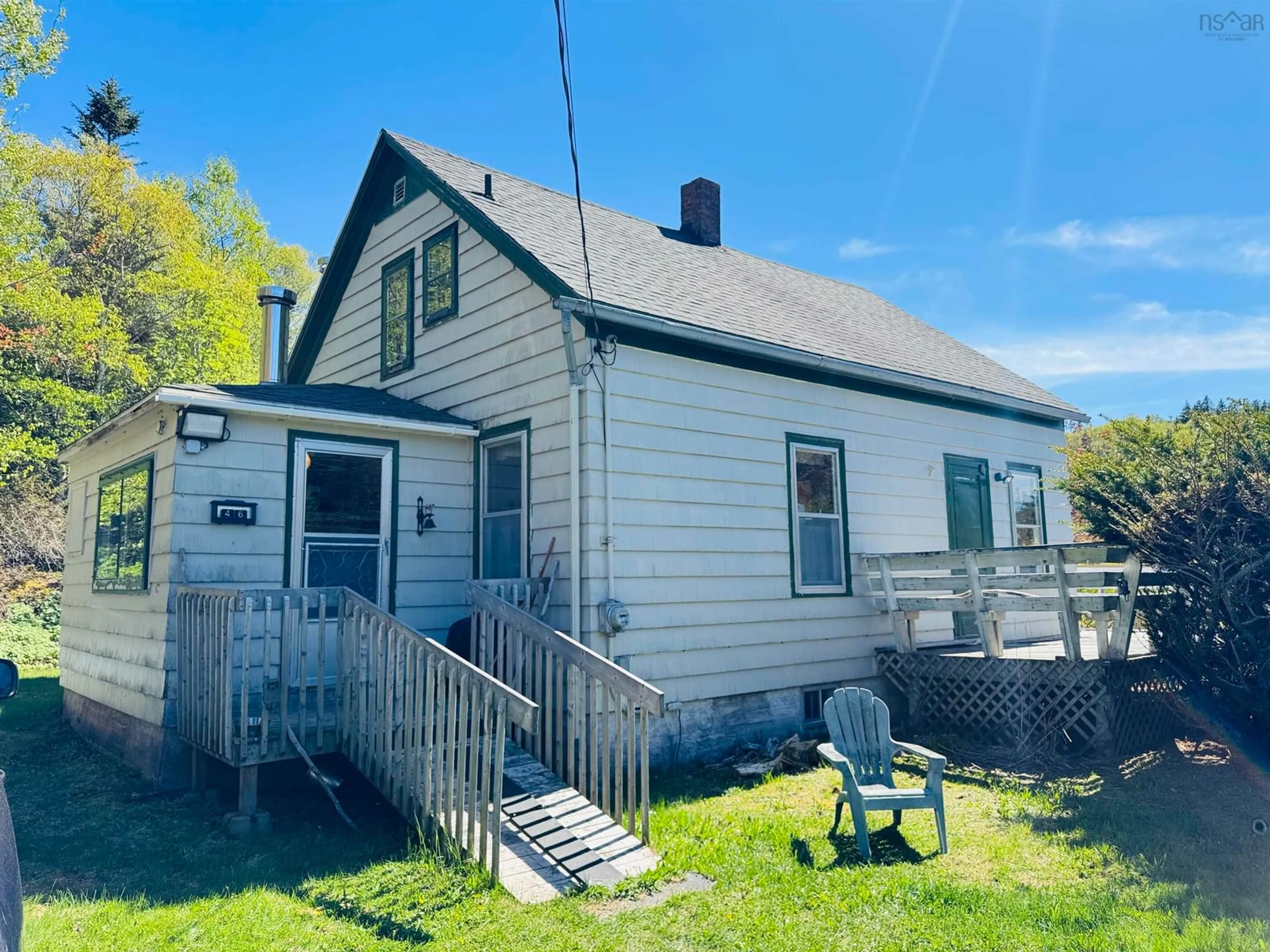 A pic from outside/outdoor area/front of a property/back of a property/a pic from drone, building for 46 Fraserville Loop, East Fraserville Nova Scotia B0M 1S0