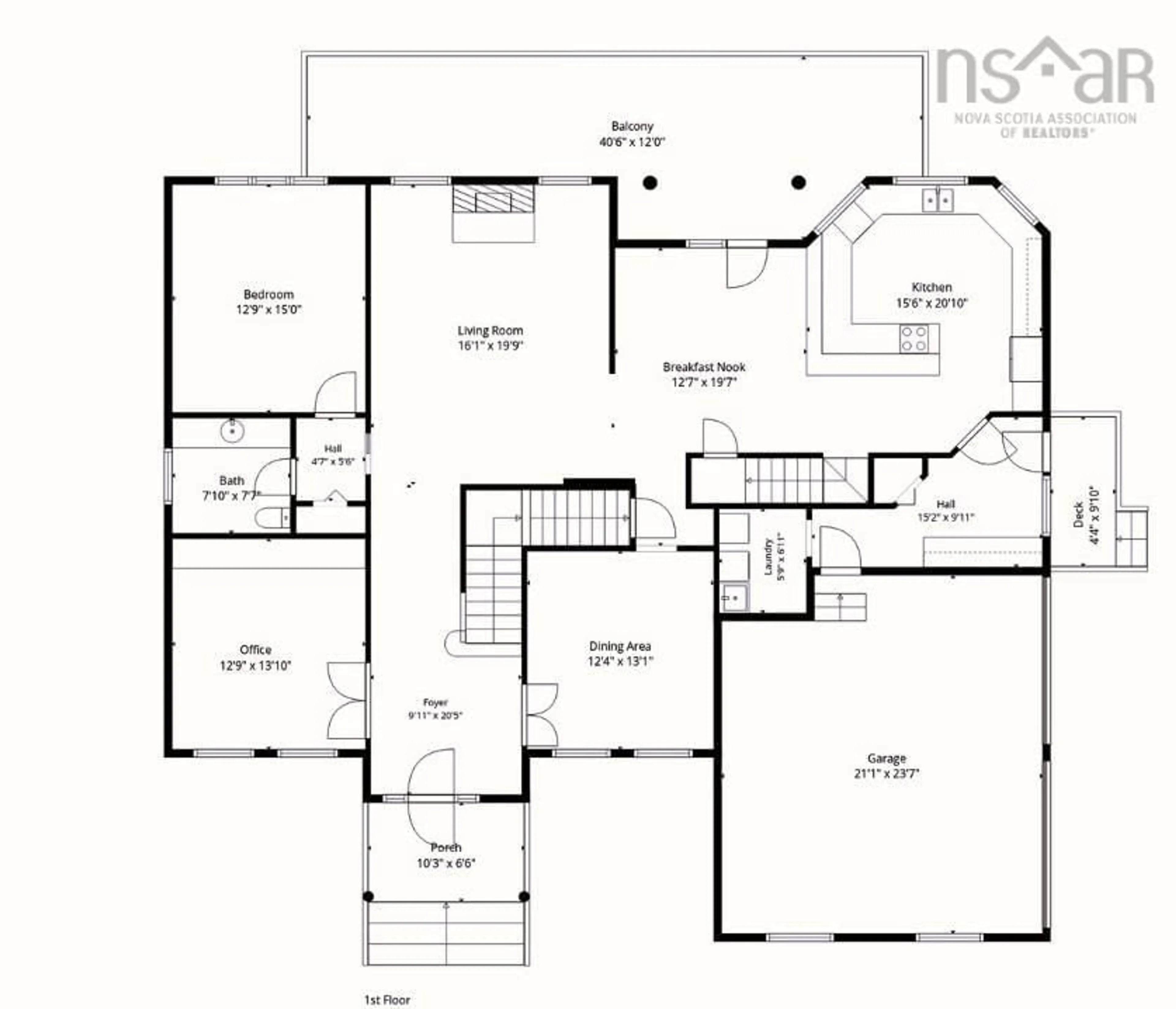 Floor plan for 24 Glenmorren Court, Fall River Nova Scotia B2T 1A4