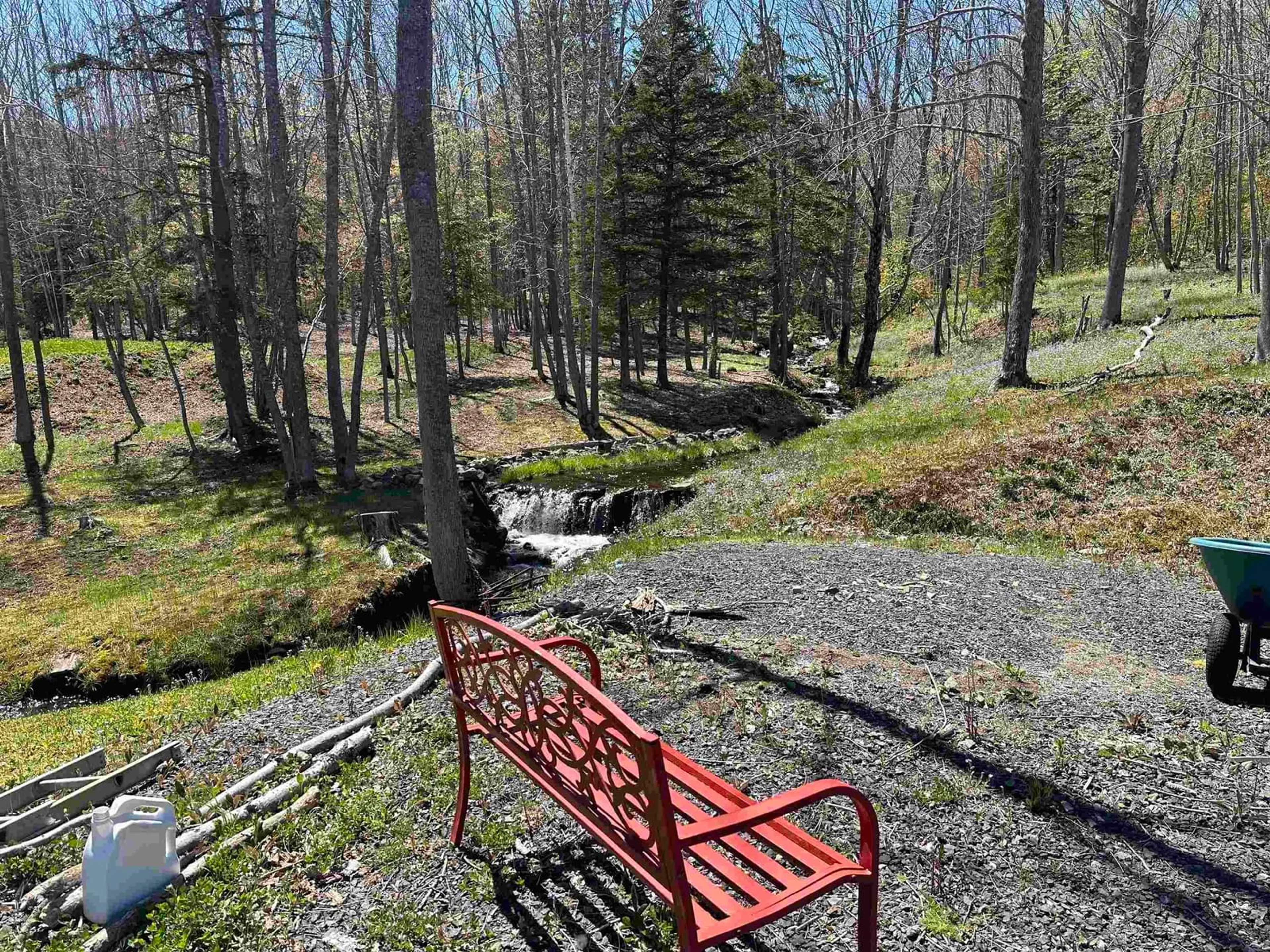 Patio, forest/trees view for 529 Main St, Mulgrave Nova Scotia B0E 2G0
