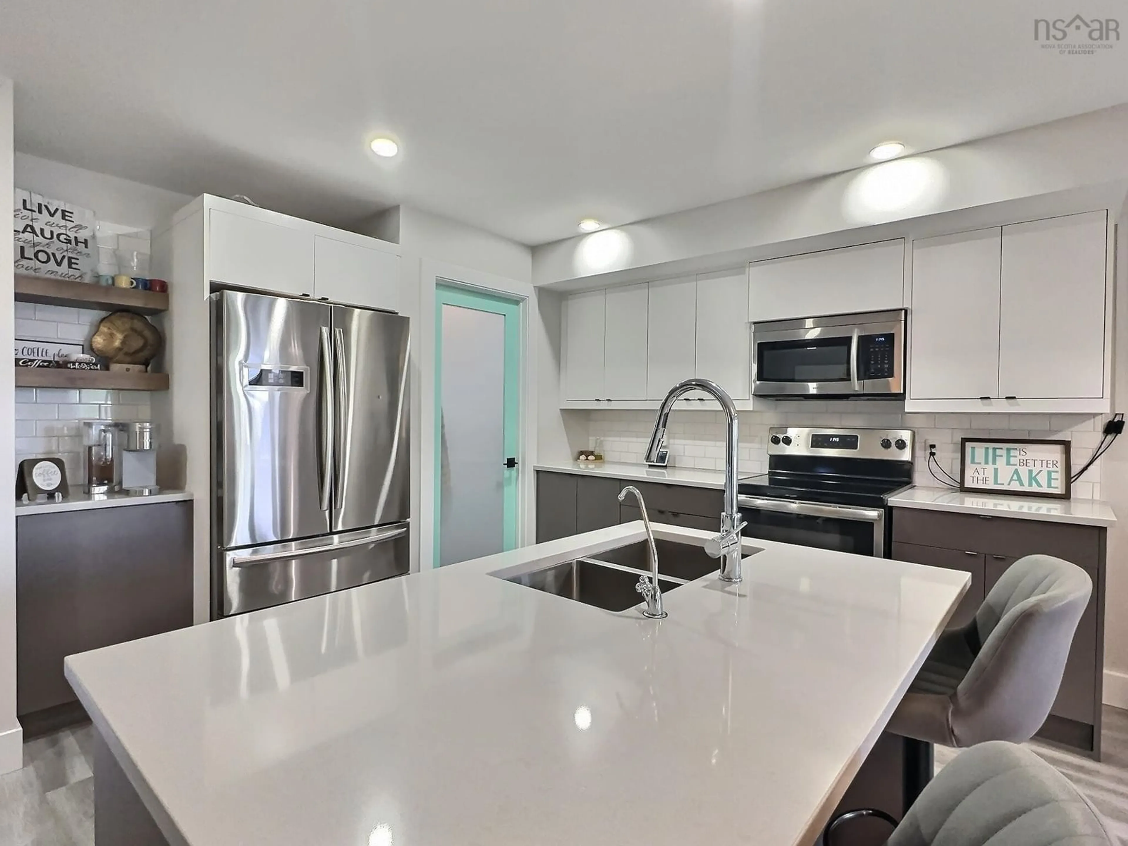 Open concept kitchen, ceramic/tile floor for 199 A Stewart Rd #1, Shortts Lake Nova Scotia B0N 2J0