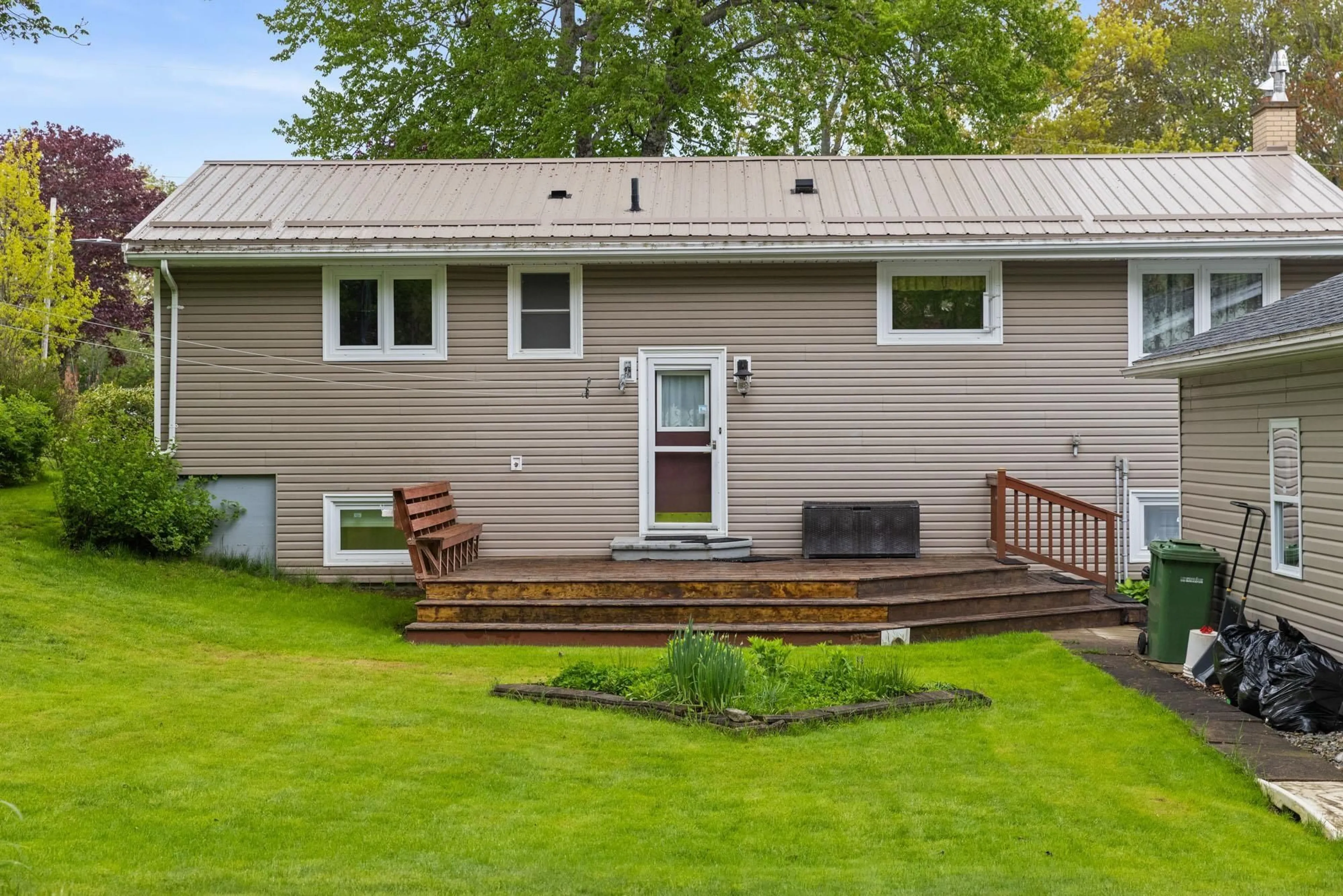 Home with vinyl exterior material, street for Ave, Sackville Nova Scotia B4C 1R2