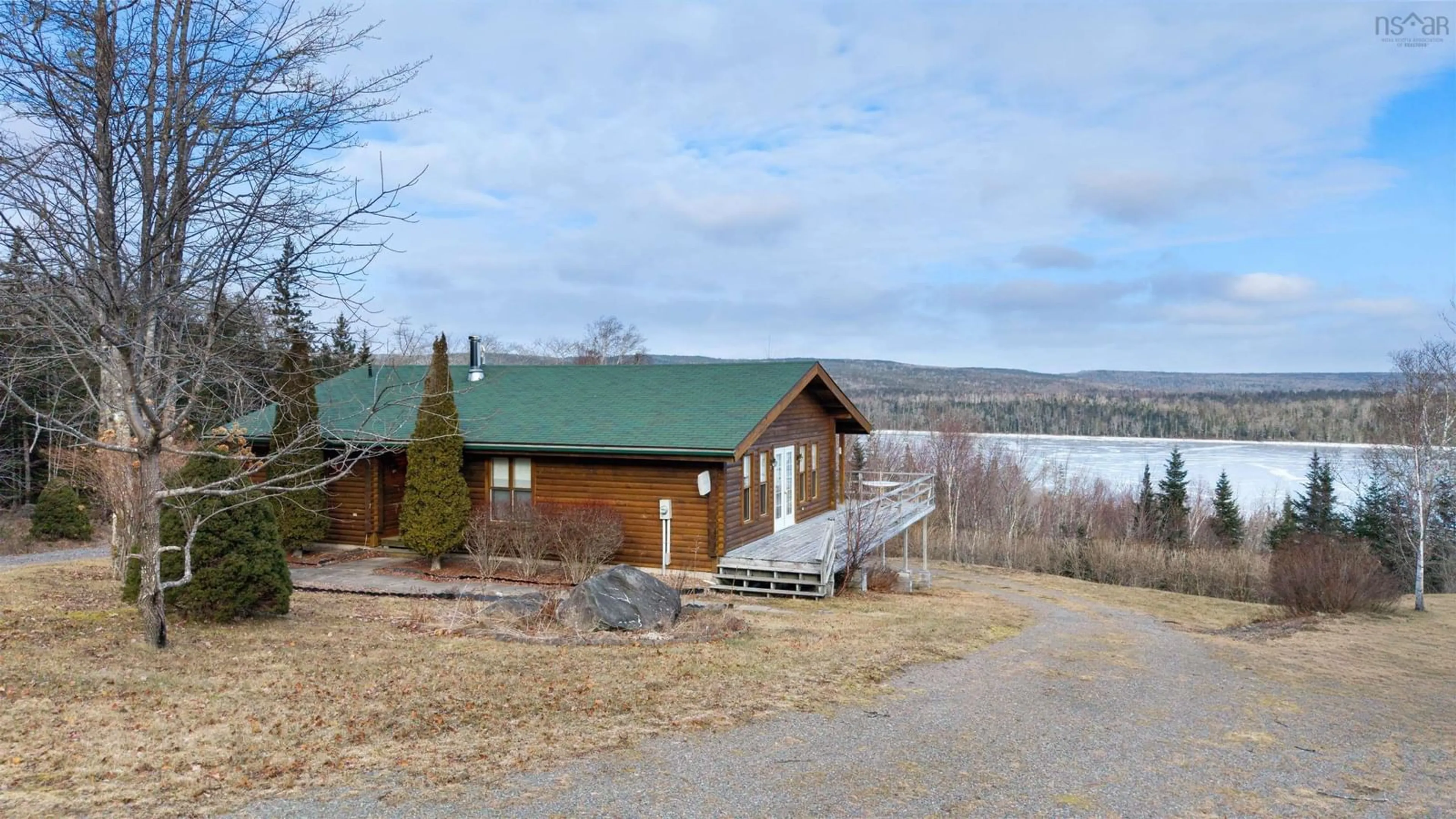 A pic from outside/outdoor area/front of a property/back of a property/a pic from drone, water/lake/river/ocean view for 7600 Highway 7 Hwy, Goldenville Nova Scotia B0J 3C0