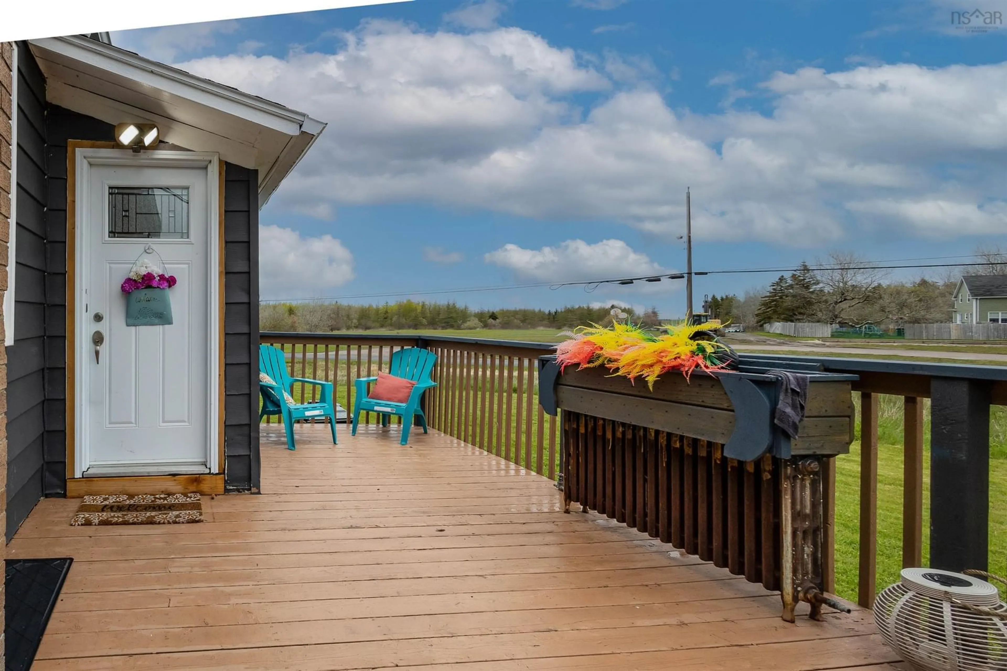 Patio, water/lake/river/ocean view for 3749 New Waterford Hwy, New Victoria Nova Scotia B1H 5B8