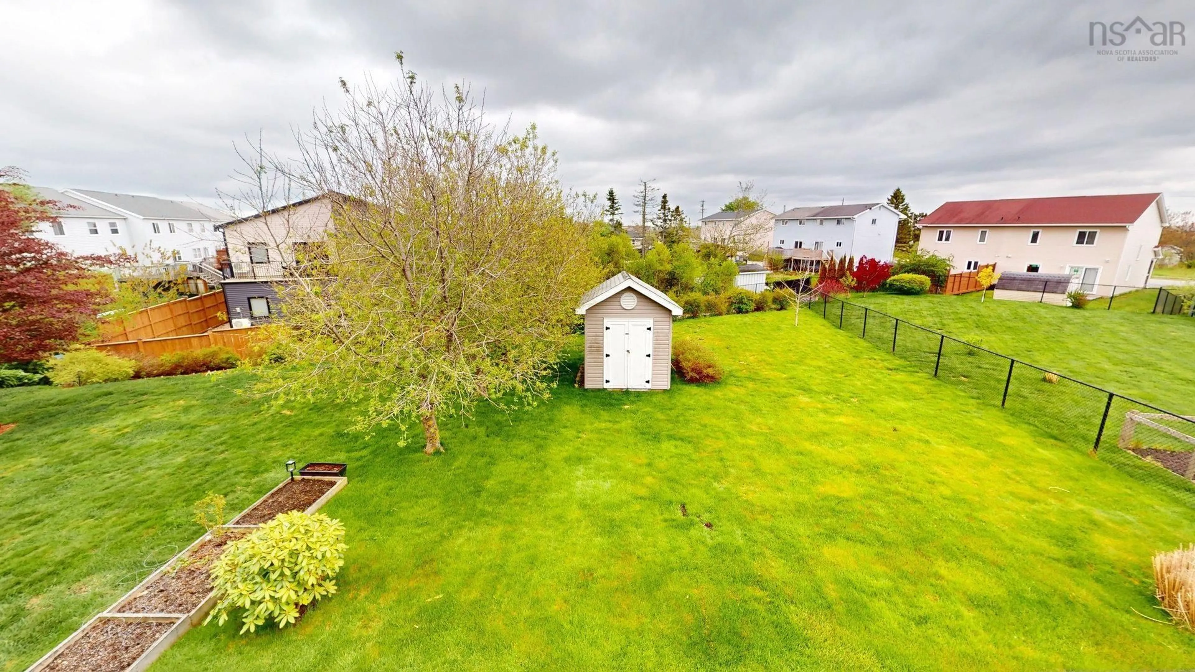 A pic from outside/outdoor area/front of a property/back of a property/a pic from drone, unknown for 98 Taylorwood Lane, Eastern Passage Nova Scotia B3G 0C7