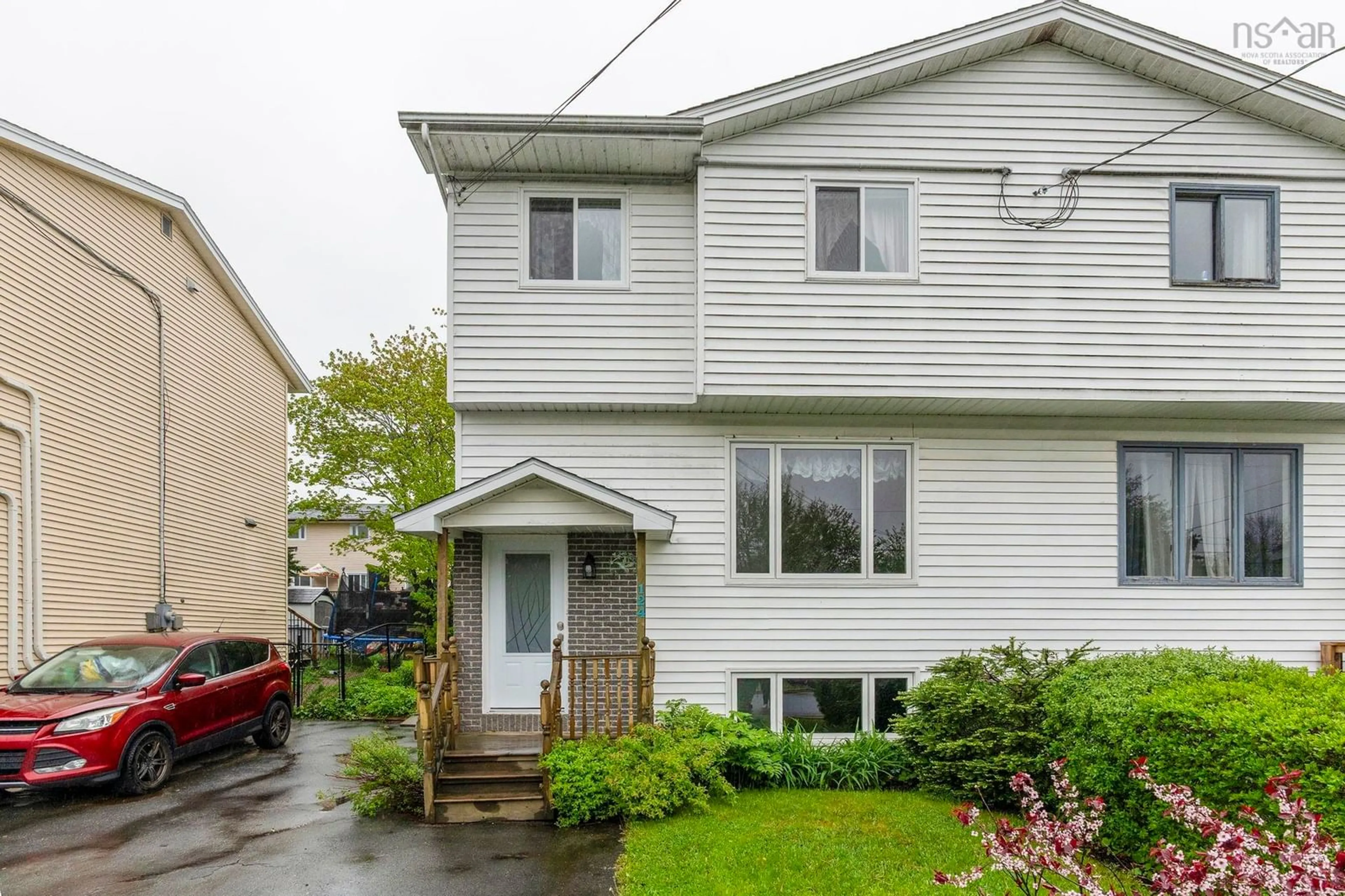 Home with vinyl exterior material, street for 124 Waterwheel Cres, Millwood Nova Scotia B4E 2K8