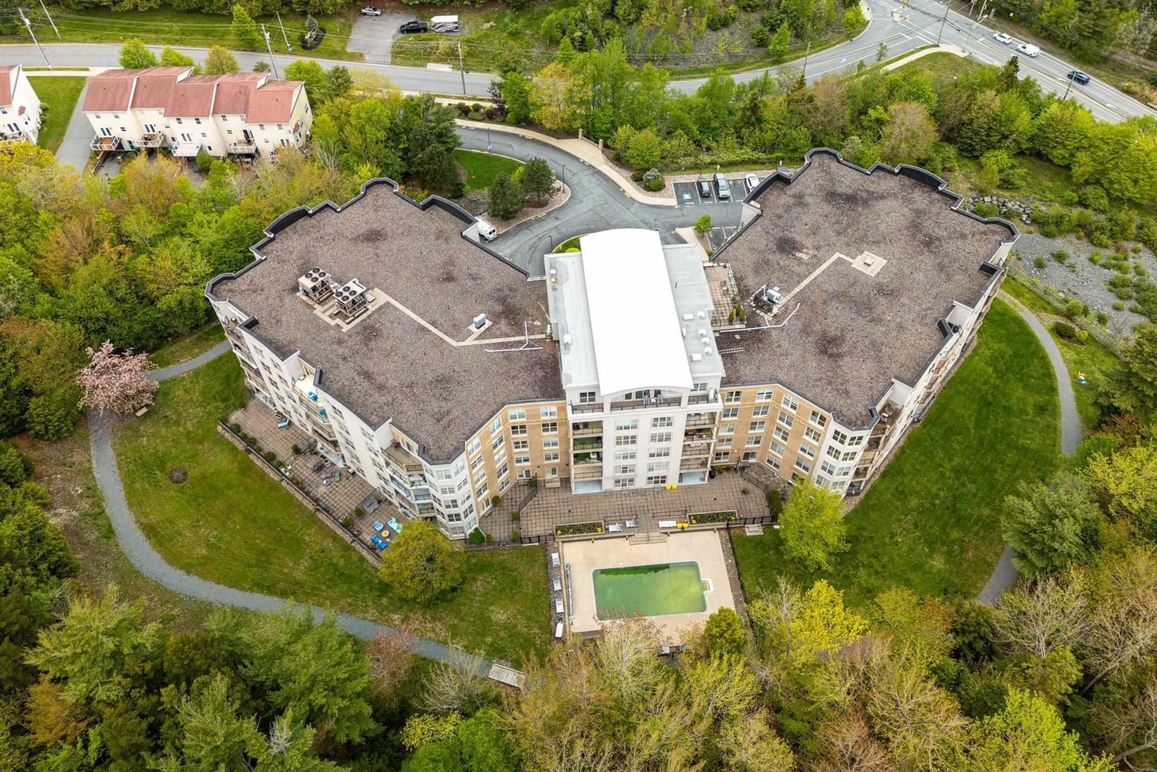 A pic from outside/outdoor area/front of a property/back of a property/a pic from drone, building for 36 Southgate Dr #106, Bedford Nova Scotia B4A 4M4