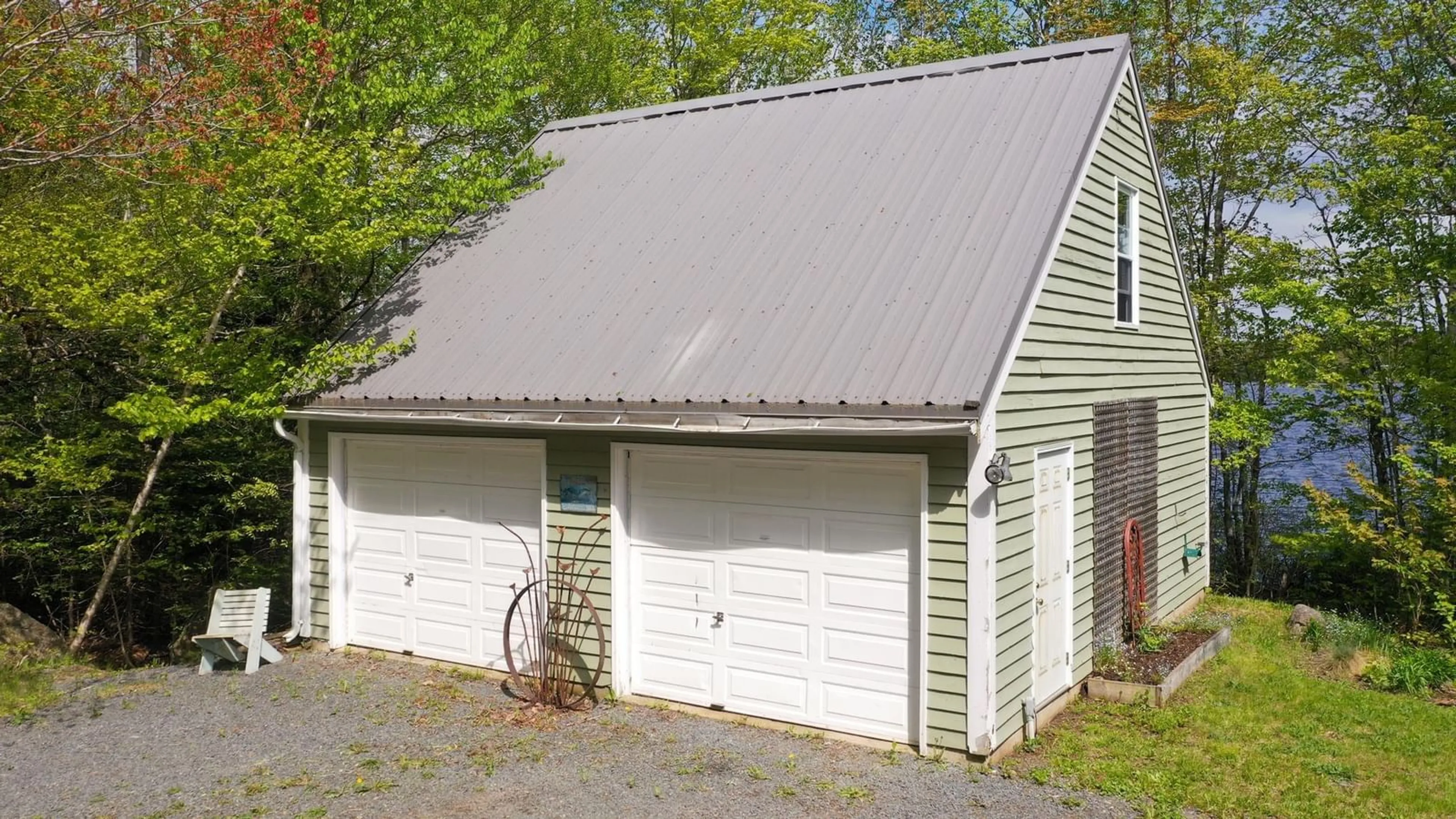 Indoor garage for 530 Methals Rd, Black River Lake Nova Scotia B4P 1C9