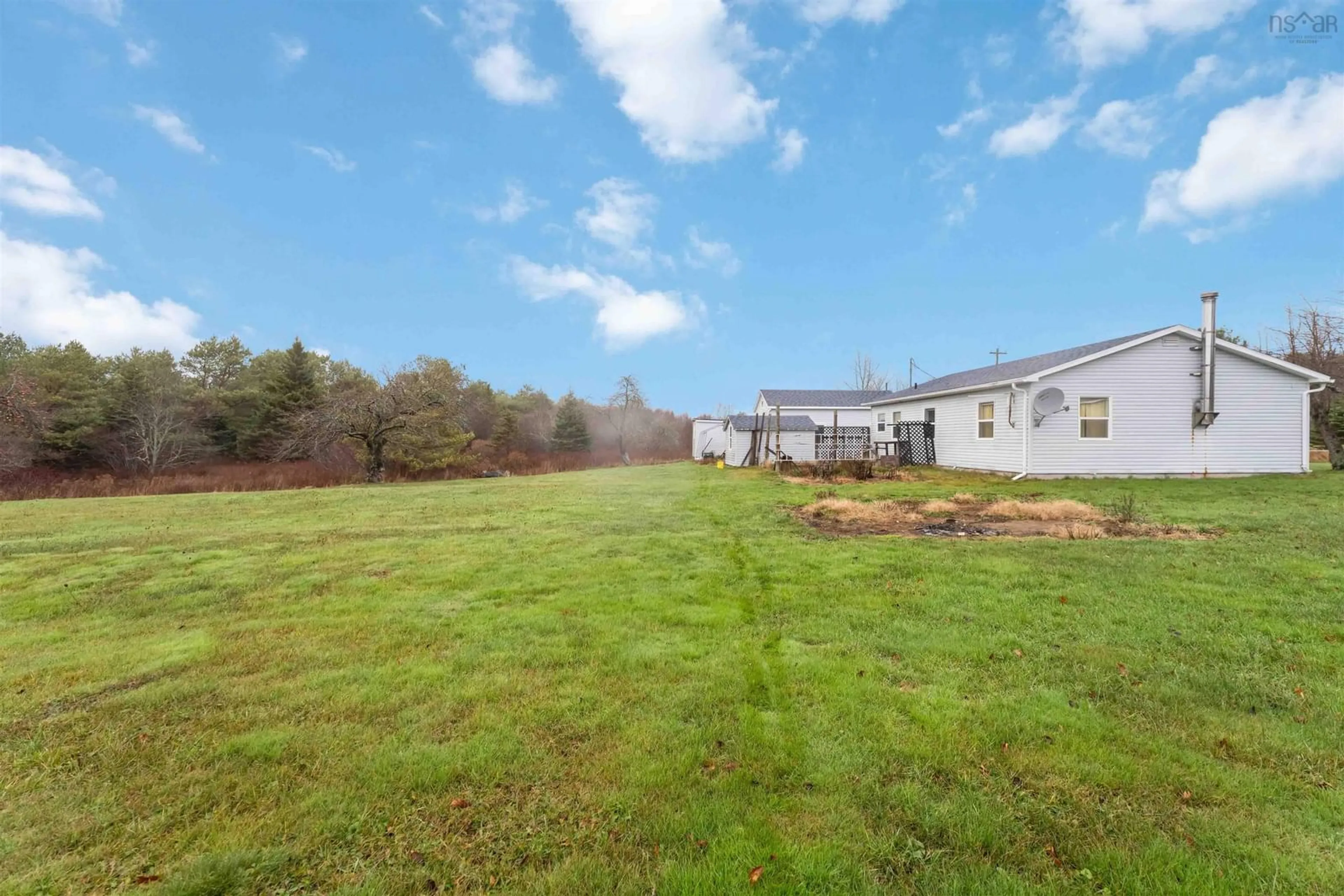 A pic from outside/outdoor area/front of a property/back of a property/a pic from drone, unknown for 3321 Highway 201, Centrelea Nova Scotia B0S 1C0
