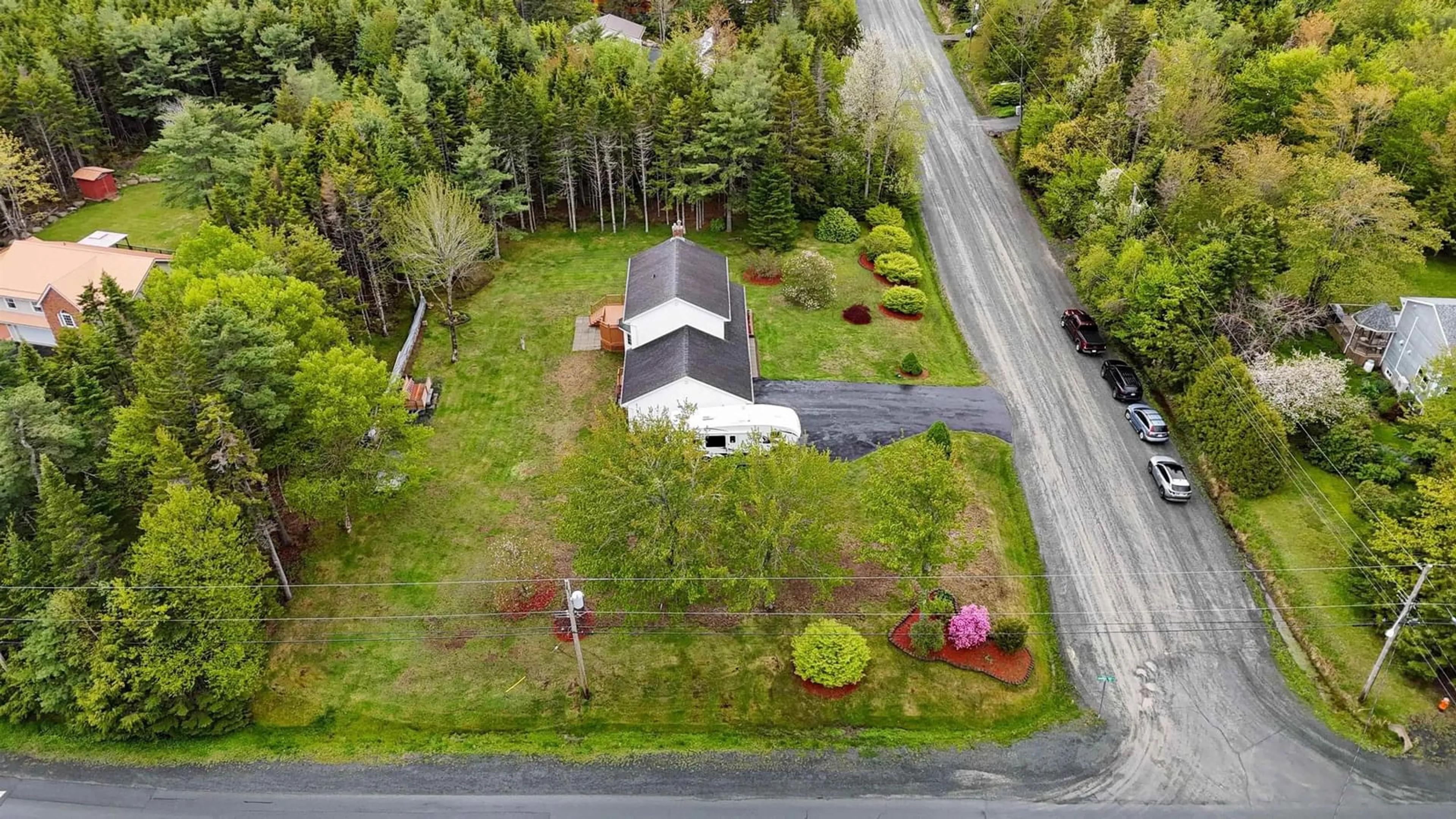 A pic from outside/outdoor area/front of a property/back of a property/a pic from drone, street for 2 Brandy Crt, Hammonds Plains Nova Scotia B4B 1M9