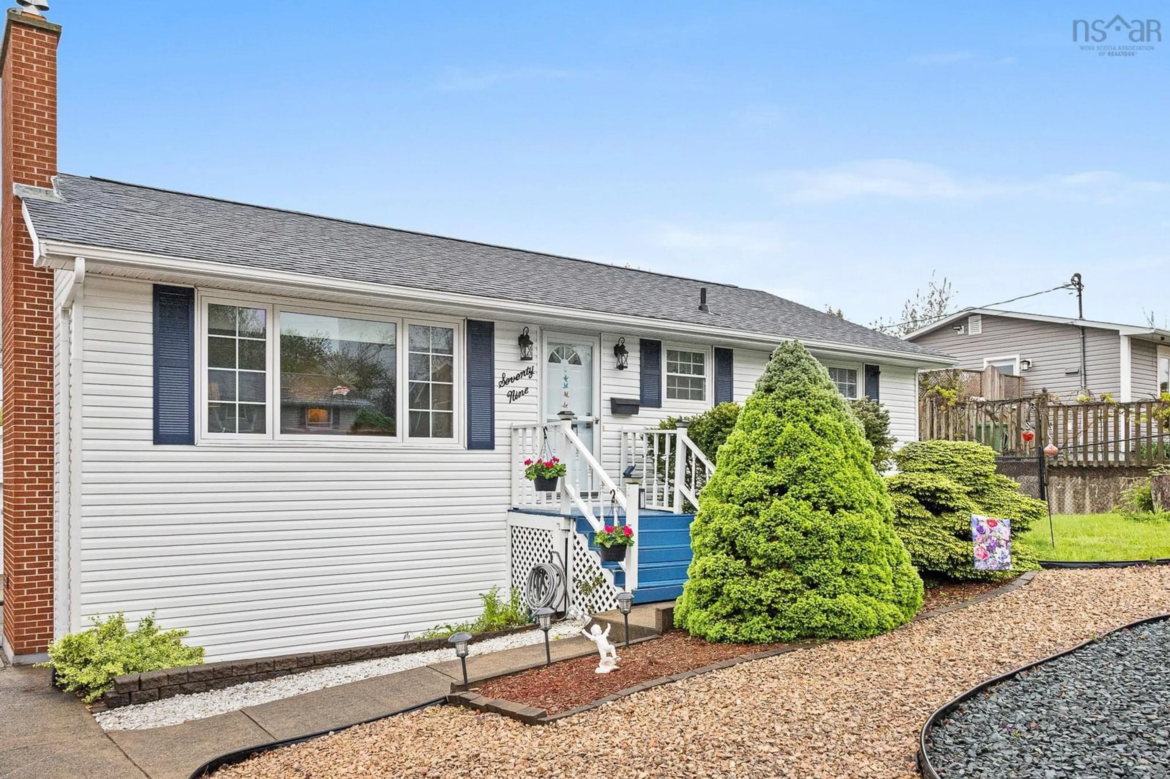 Home with vinyl exterior material, street for 79 Sapphire Cres, Lower Sackville Nova Scotia B4C 2T8
