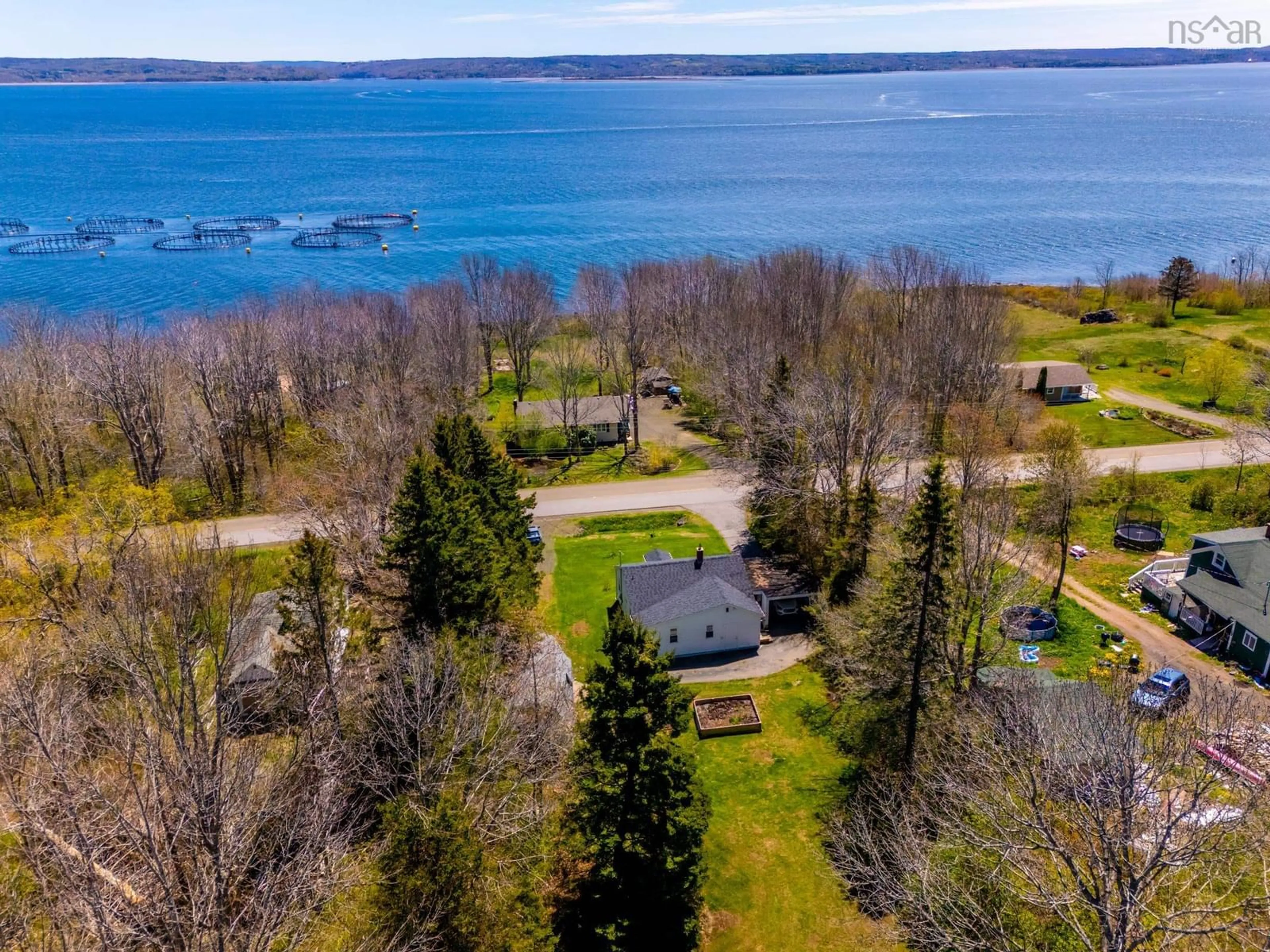 A pic from outside/outdoor area/front of a property/back of a property/a pic from drone, water/lake/river/ocean view for 1307 Granville Rd, Port Wade Nova Scotia B0S 1A0