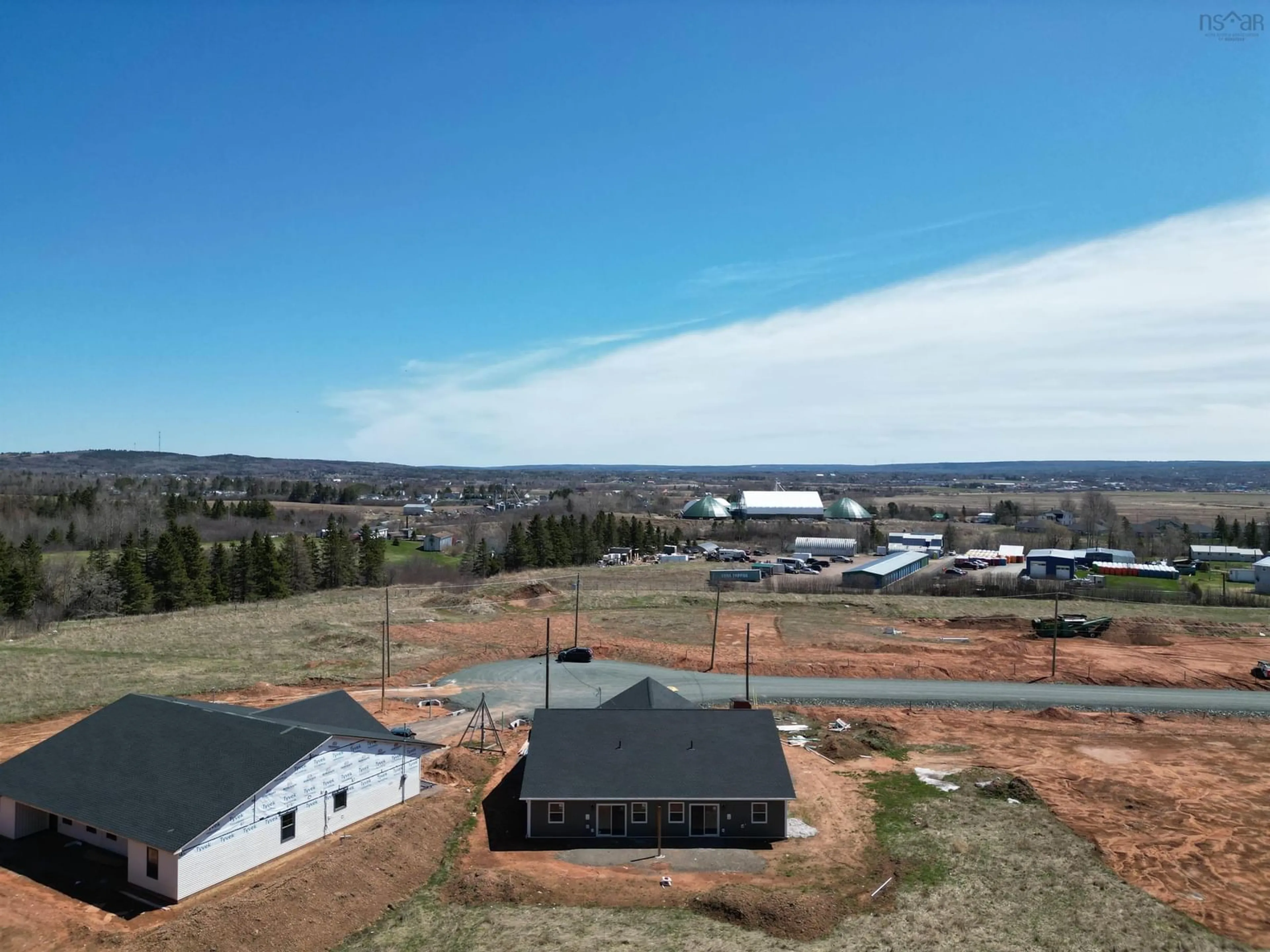 A pic from outside/outdoor area/front of a property/back of a property/a pic from drone, mountain view for 81 Summer Hill Pl, Upper Onslow Nova Scotia B6L 0G9
