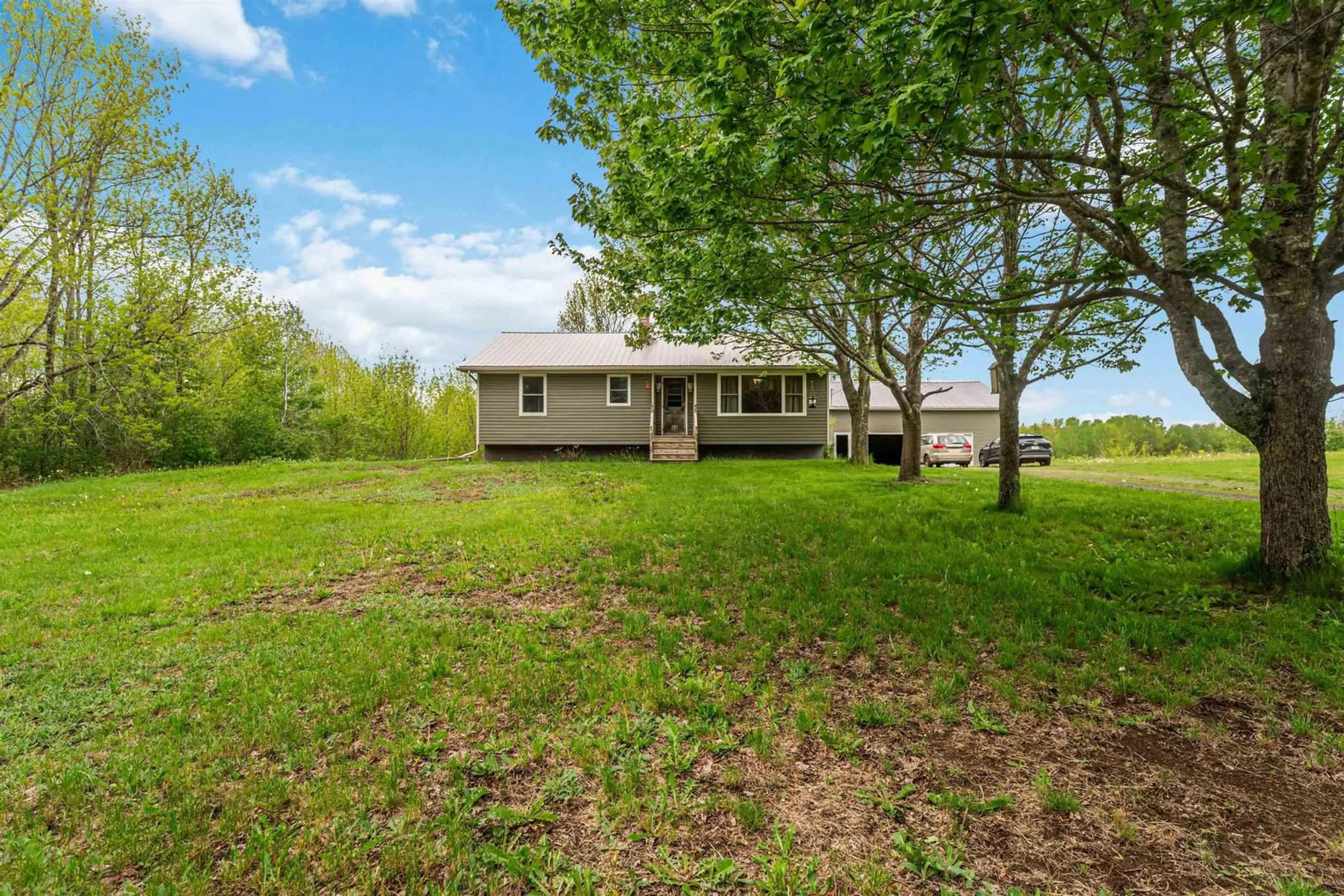 A pic from outside/outdoor area/front of a property/back of a property/a pic from drone, water/lake/river/ocean view for 881 Sturk Rd, Morristown Nova Scotia B0P 1C0