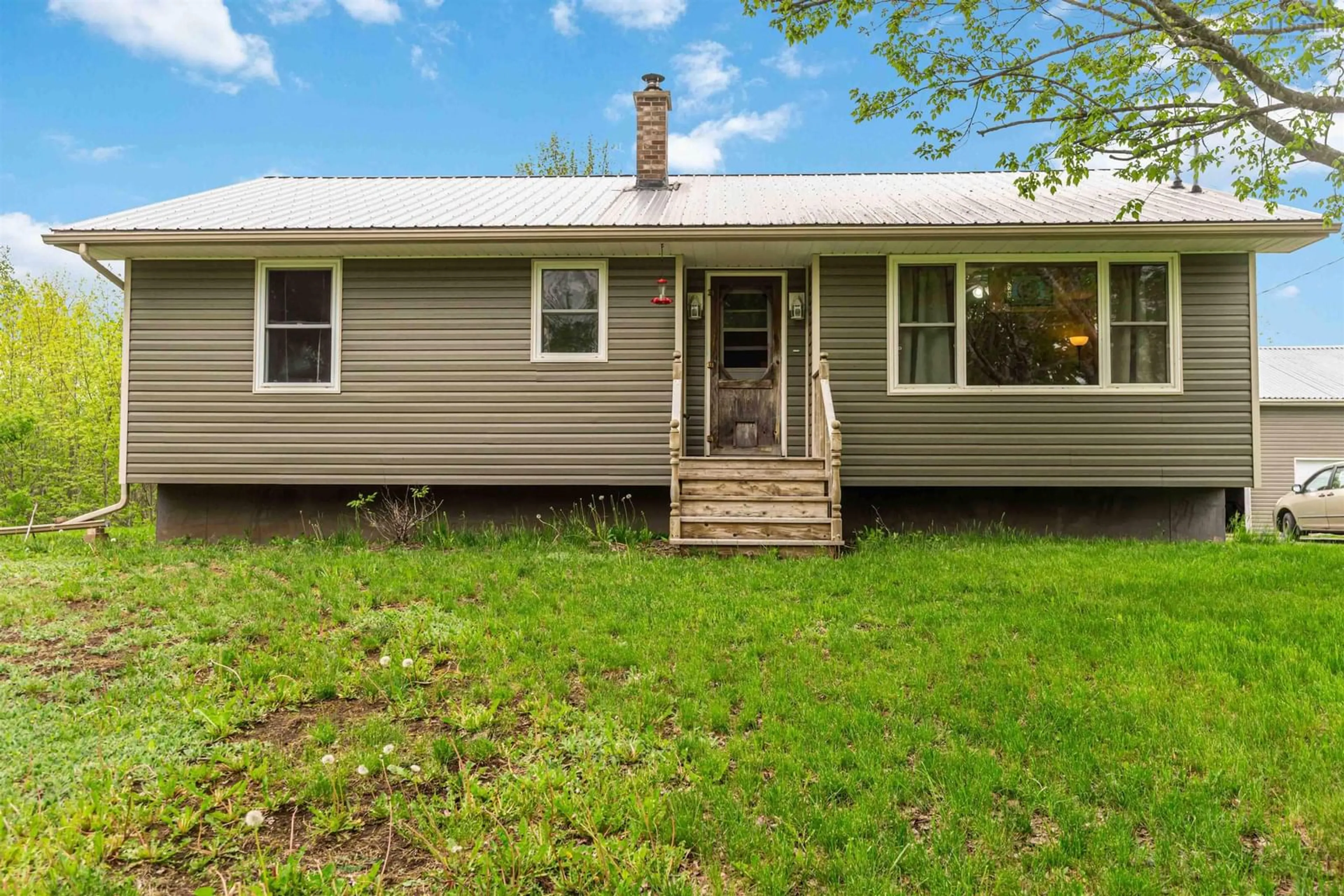 Home with vinyl exterior material, street for 881 Sturk Rd, Morristown Nova Scotia B0P 1C0