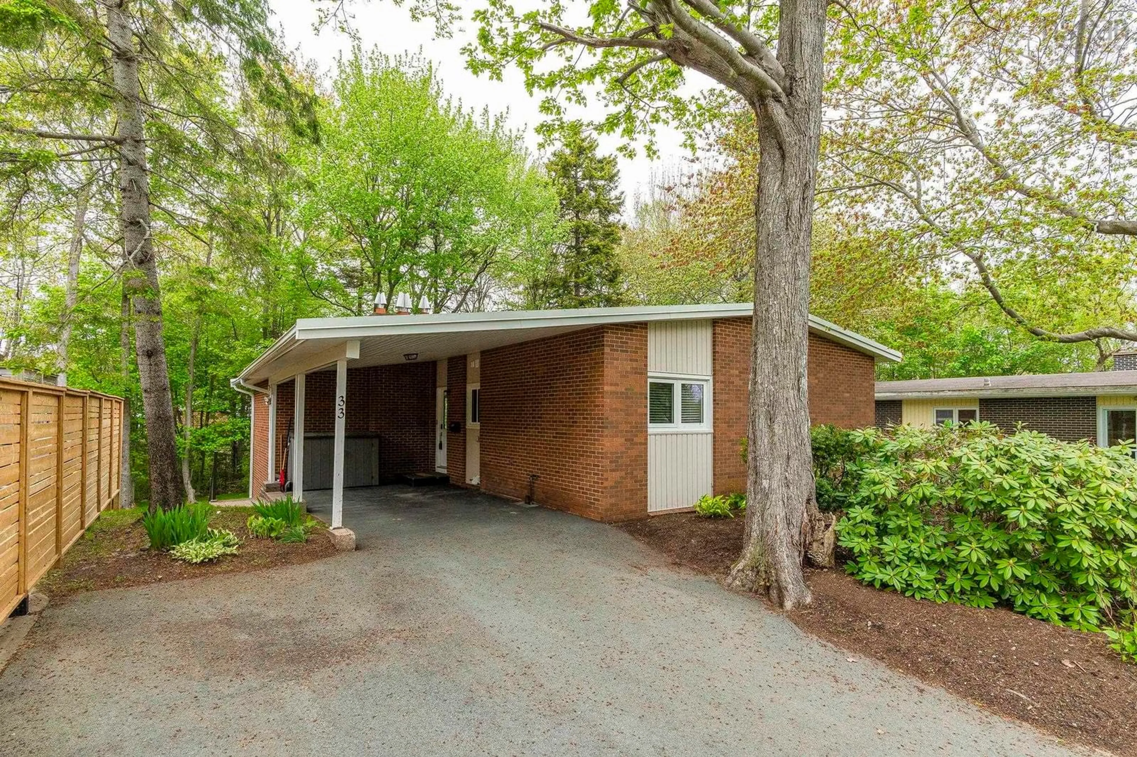 Home with brick exterior material, street for 33 Southill Dr, Clayton Park Nova Scotia B3M 2X9