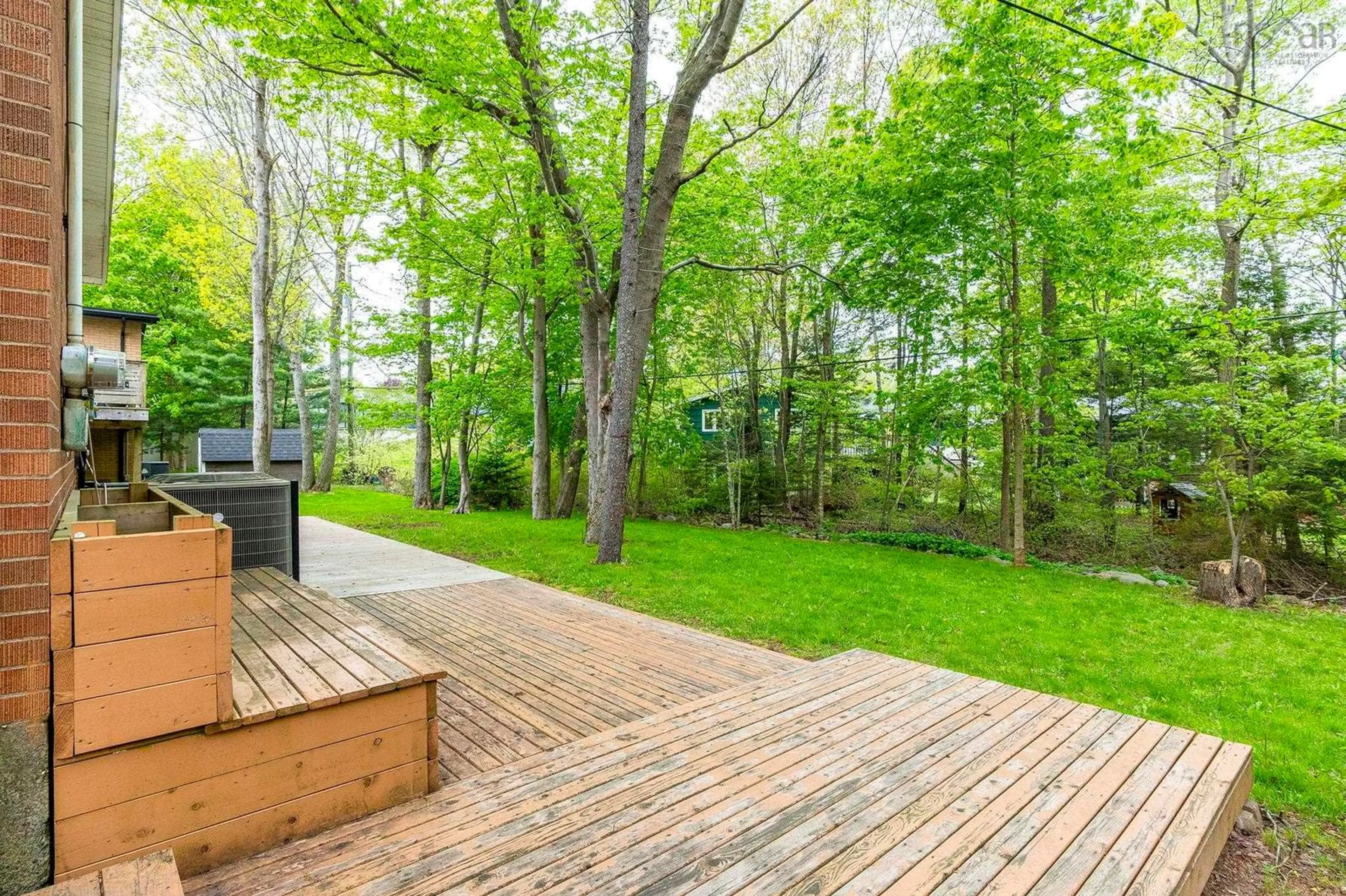 Patio, forest/trees view for 33 Southill Dr, Clayton Park Nova Scotia B3M 2X9