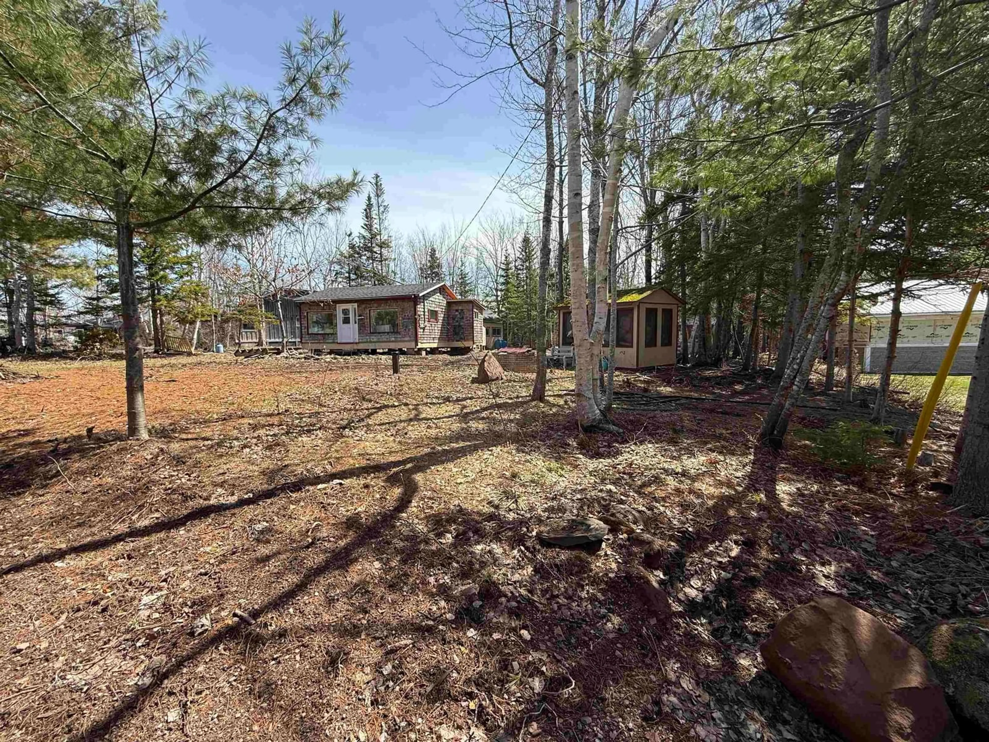 A pic from outside/outdoor area/front of a property/back of a property/a pic from drone, forest/trees view for 127 Fieldwood Lane, Brule Shore Nova Scotia B0K 1V0