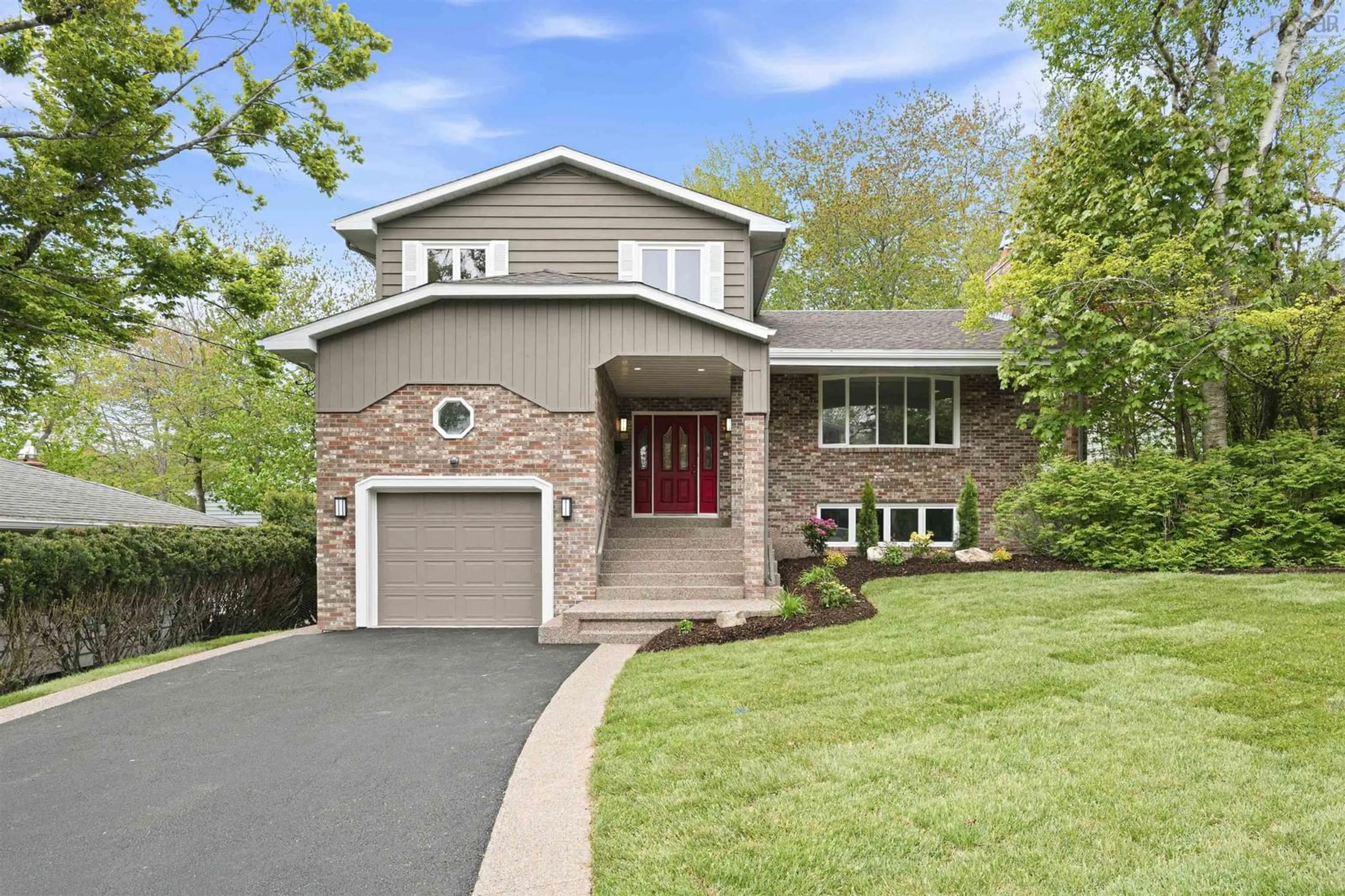 Home with brick exterior material, street for 12 Broadholme Lane, Halifax Nova Scotia B3M 3B7