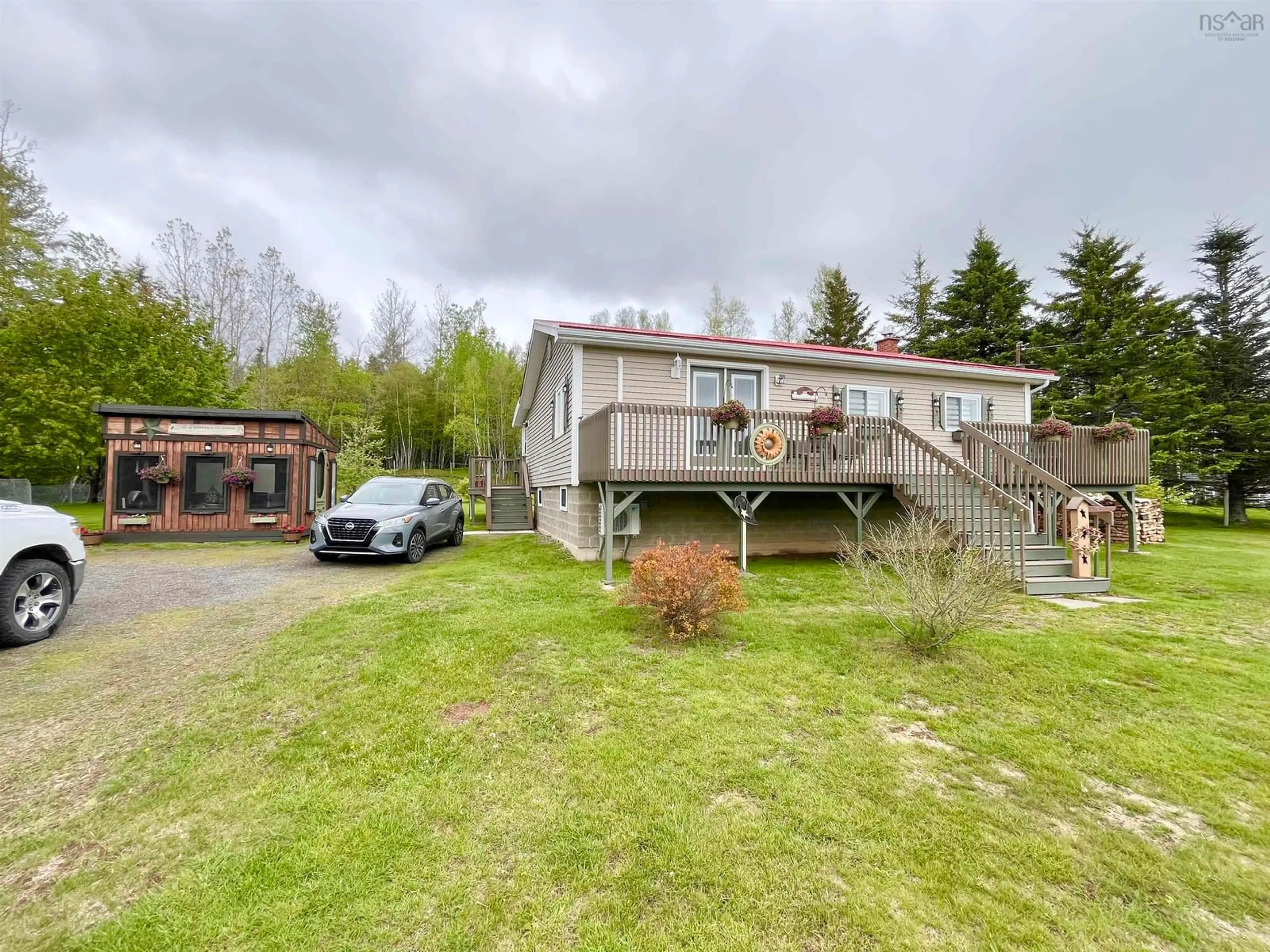A pic from outside/outdoor area/front of a property/back of a property/a pic from drone, unknown for 10949 2 Hwy, Mapleton Nova Scotia B0M 1X0
