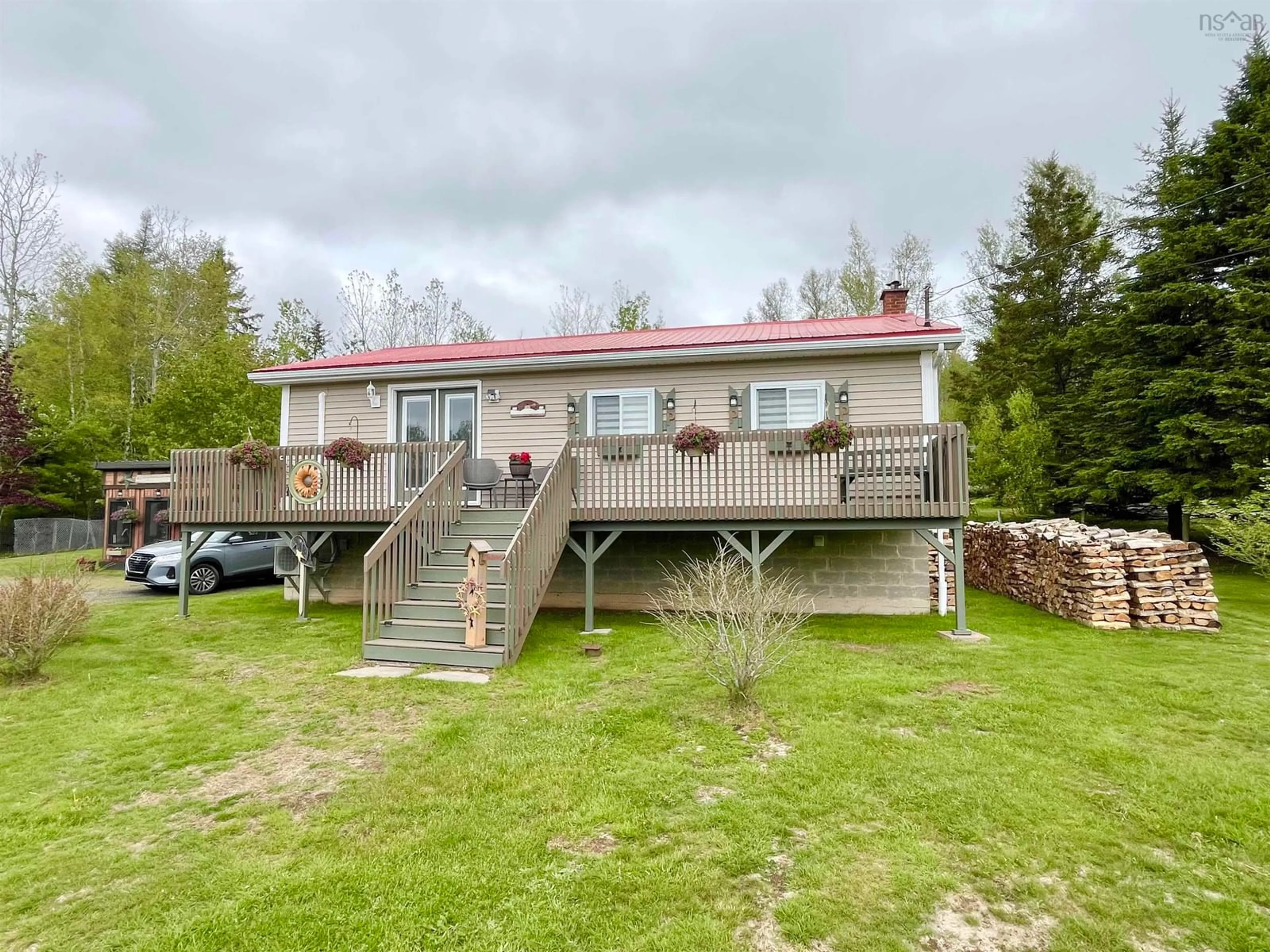 A pic from outside/outdoor area/front of a property/back of a property/a pic from drone, unknown for 10949 2 Hwy, Mapleton Nova Scotia B0M 1X0
