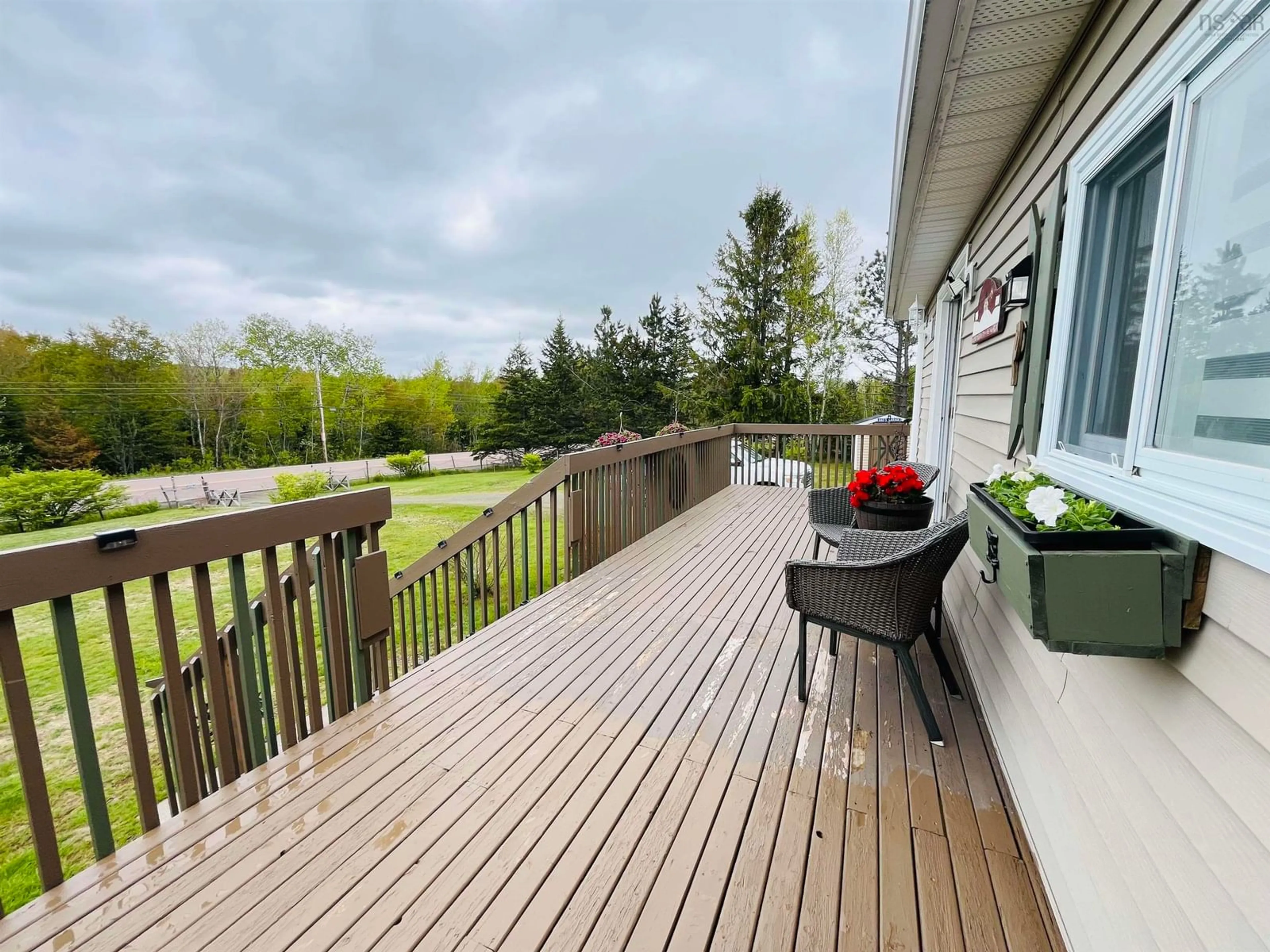 Patio, water/lake/river/ocean view for 10949 2 Hwy, Mapleton Nova Scotia B0M 1X0