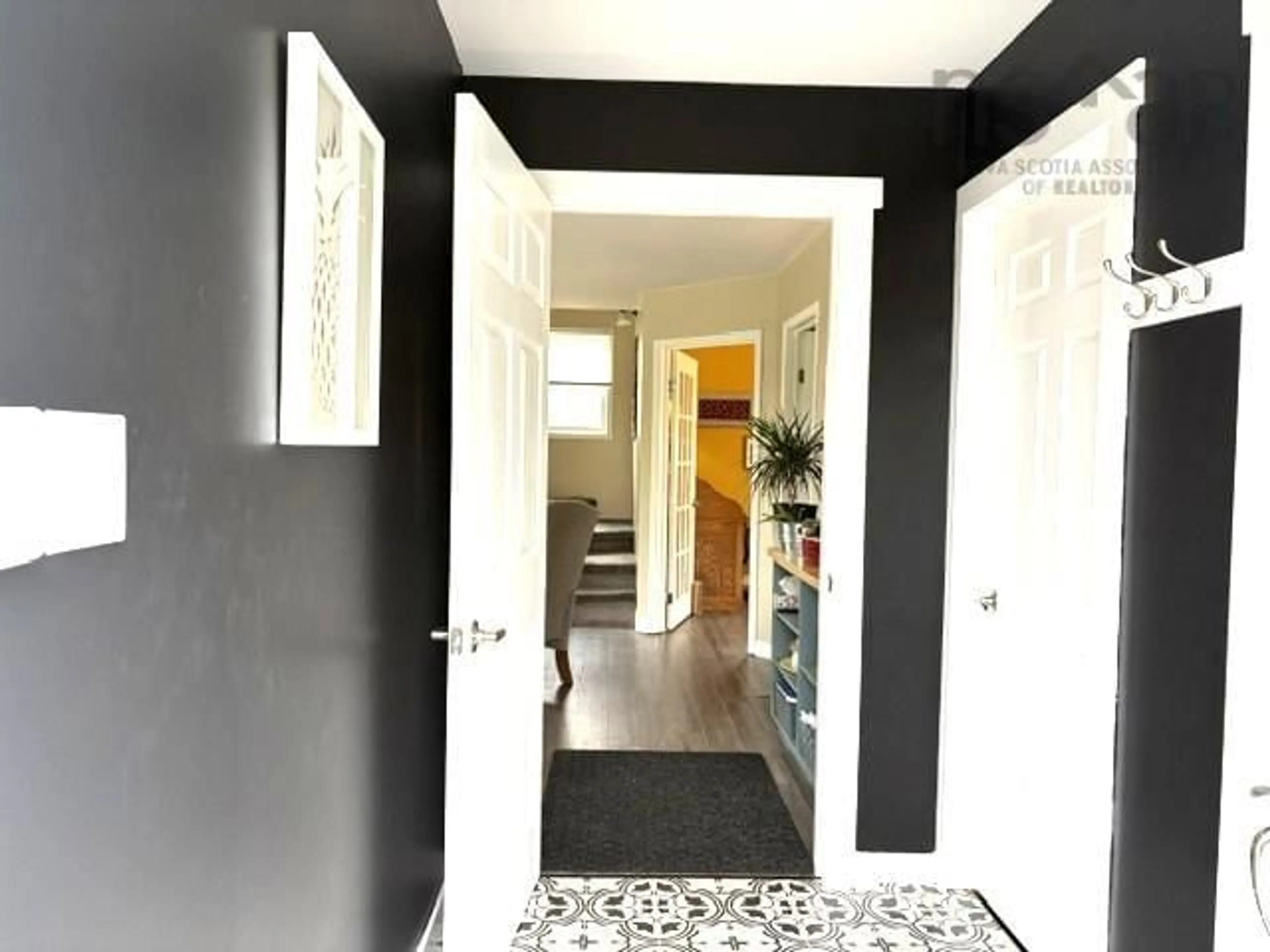 Indoor entryway for 1225 Port Latour Rd, Cape Negro Nova Scotia B0W 3N0