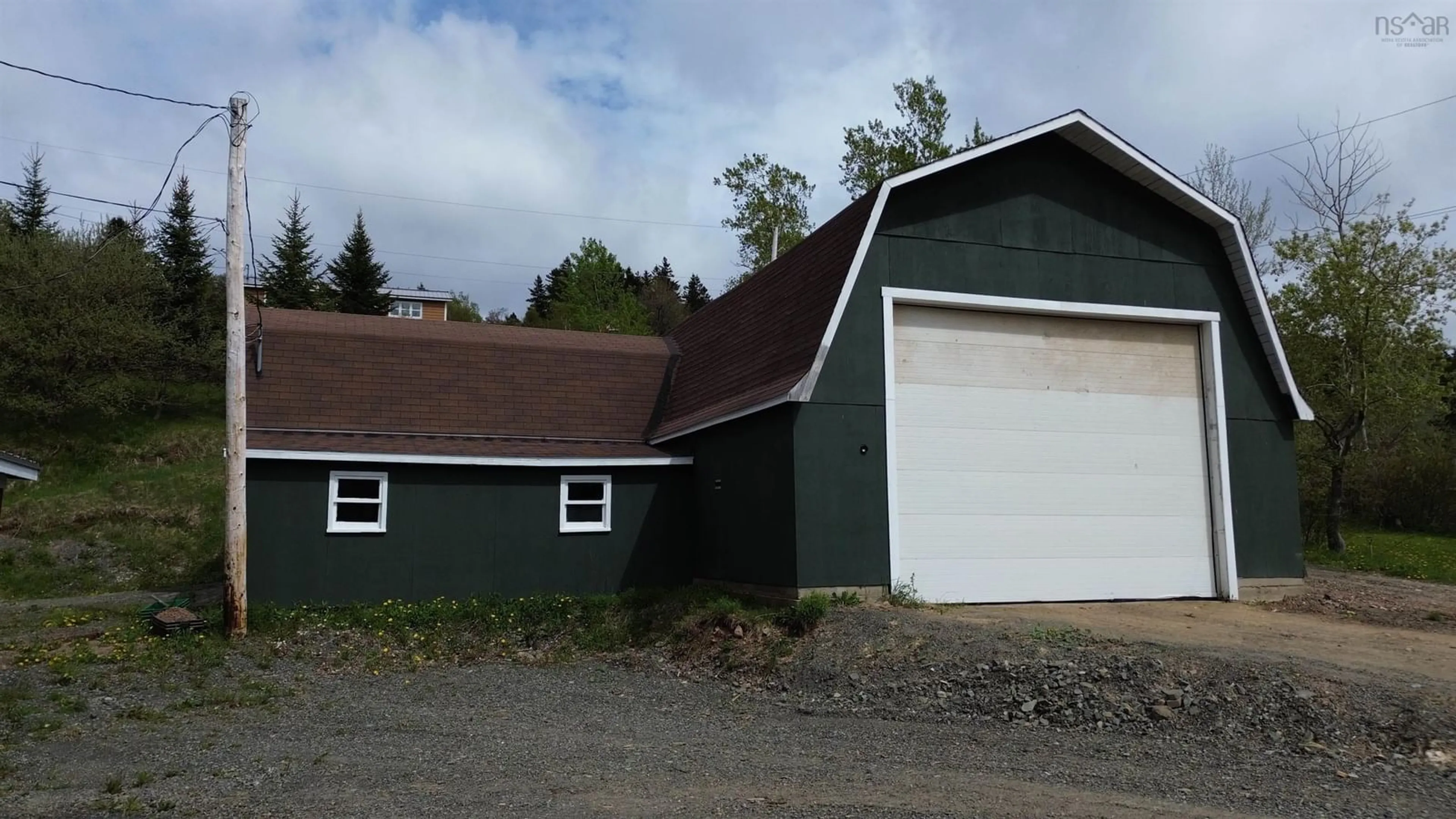 Indoor garage for 1011 East Margaree Rd, Margaree Nova Scotia B0E 2A0