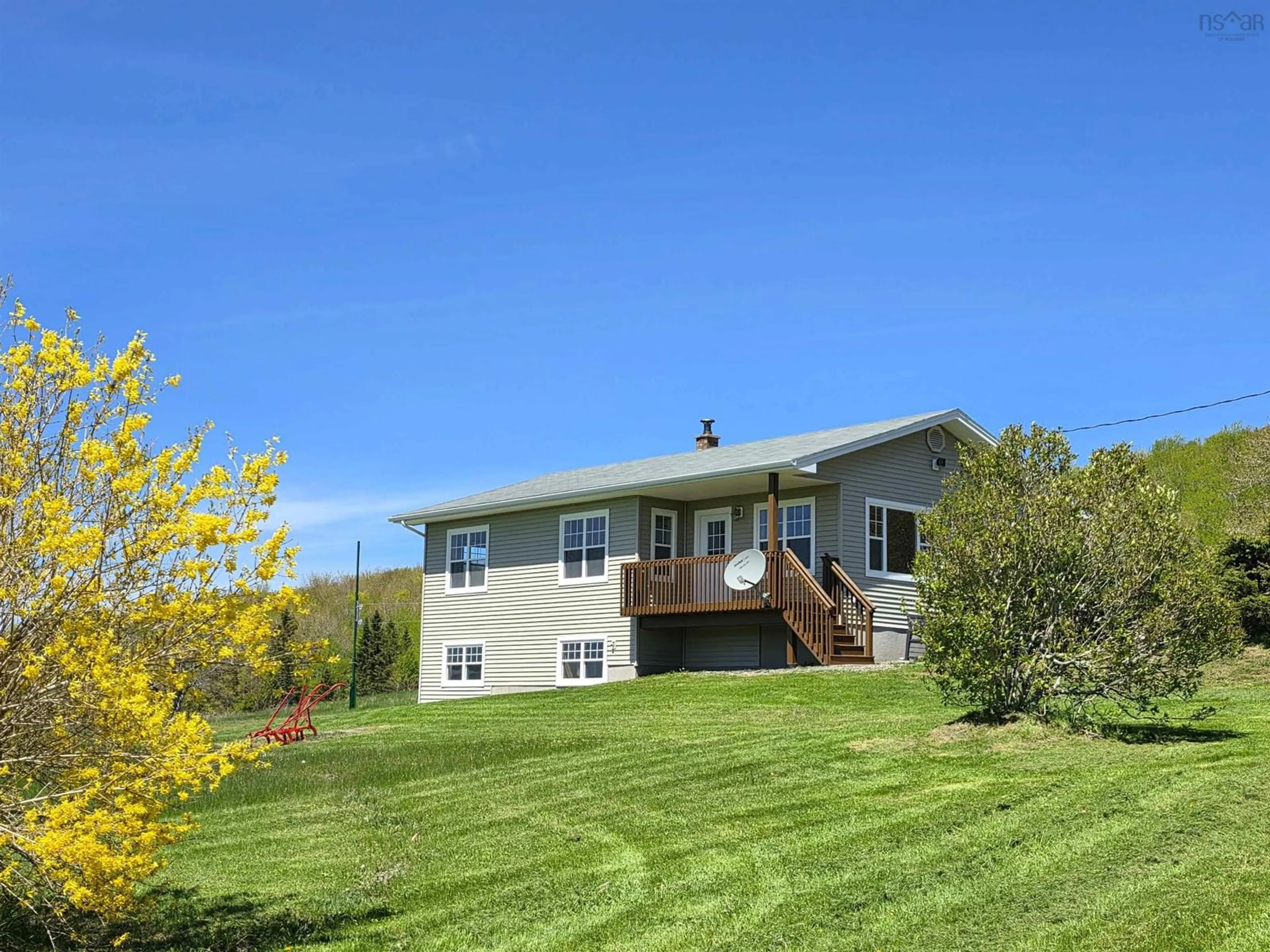 A pic from outside/outdoor area/front of a property/back of a property/a pic from drone, water/lake/river/ocean view for 150 336 Hwy, Newton Mills Nova Scotia B0N 2P0