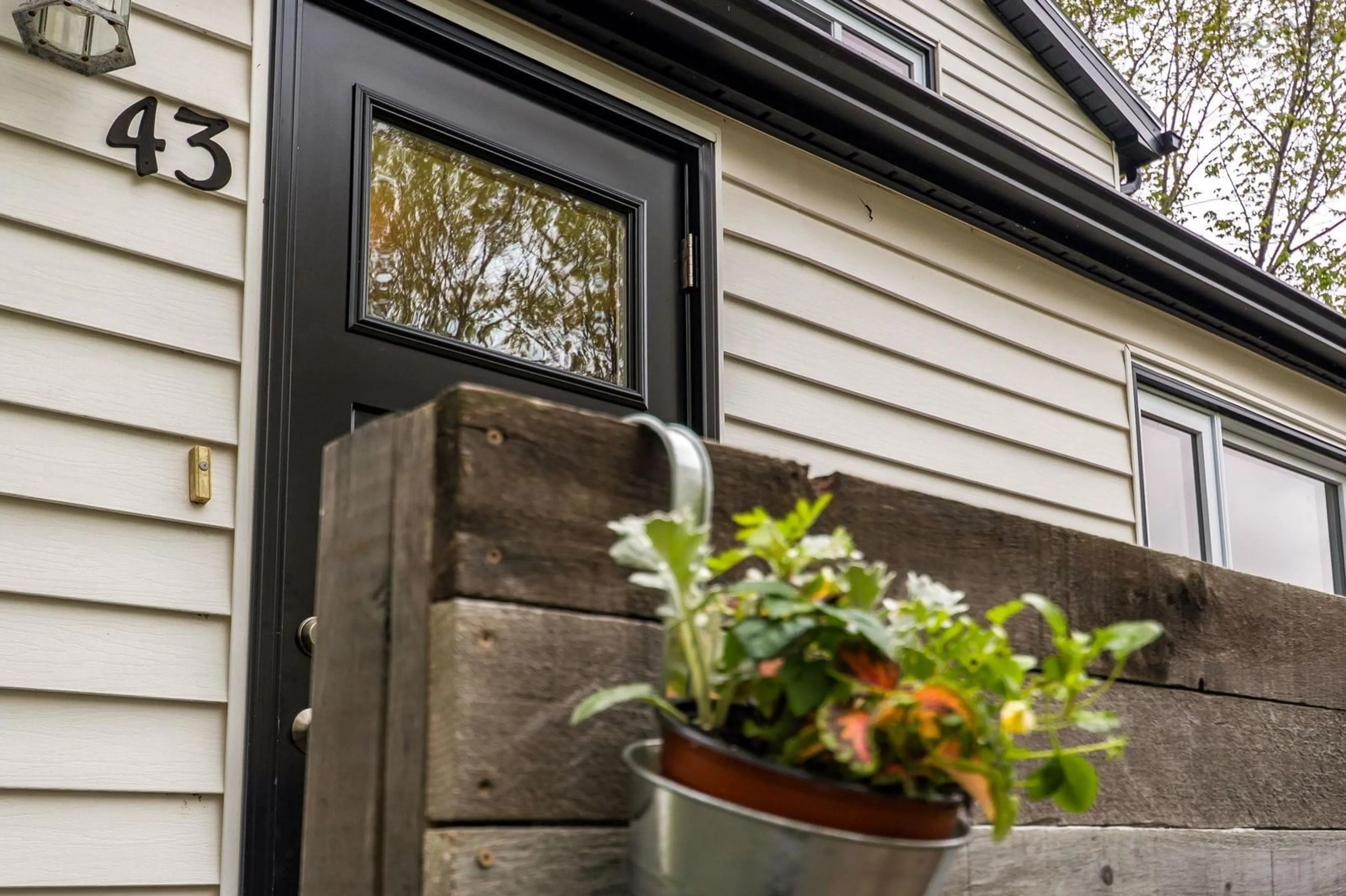 Home with vinyl exterior material, street for 43 Winchester Ave, Halifax Nova Scotia B3P 2C9