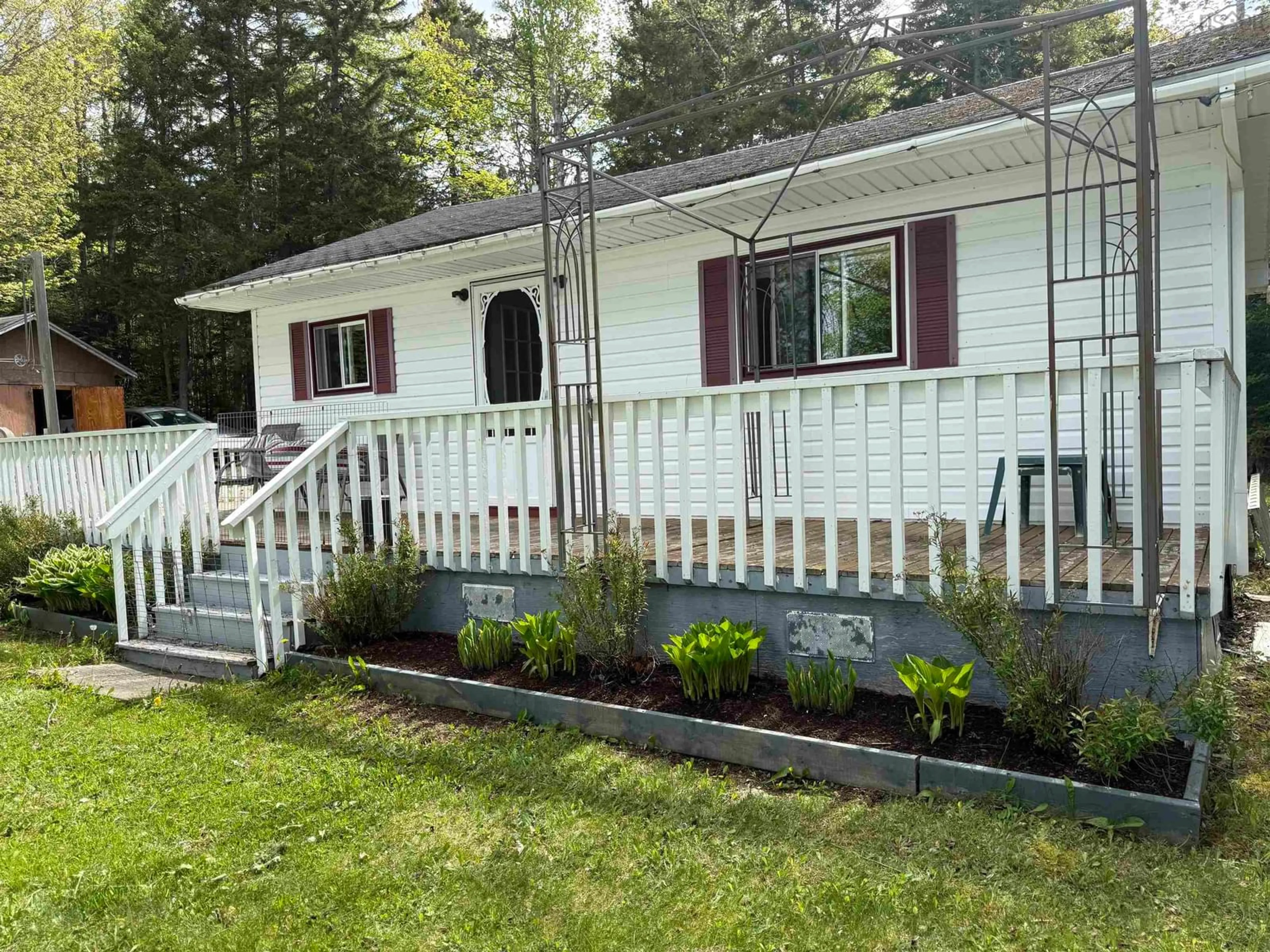 Home with vinyl exterior material, street for 629 Falkenham Rd, East Dalhousie Nova Scotia B0R 1H0