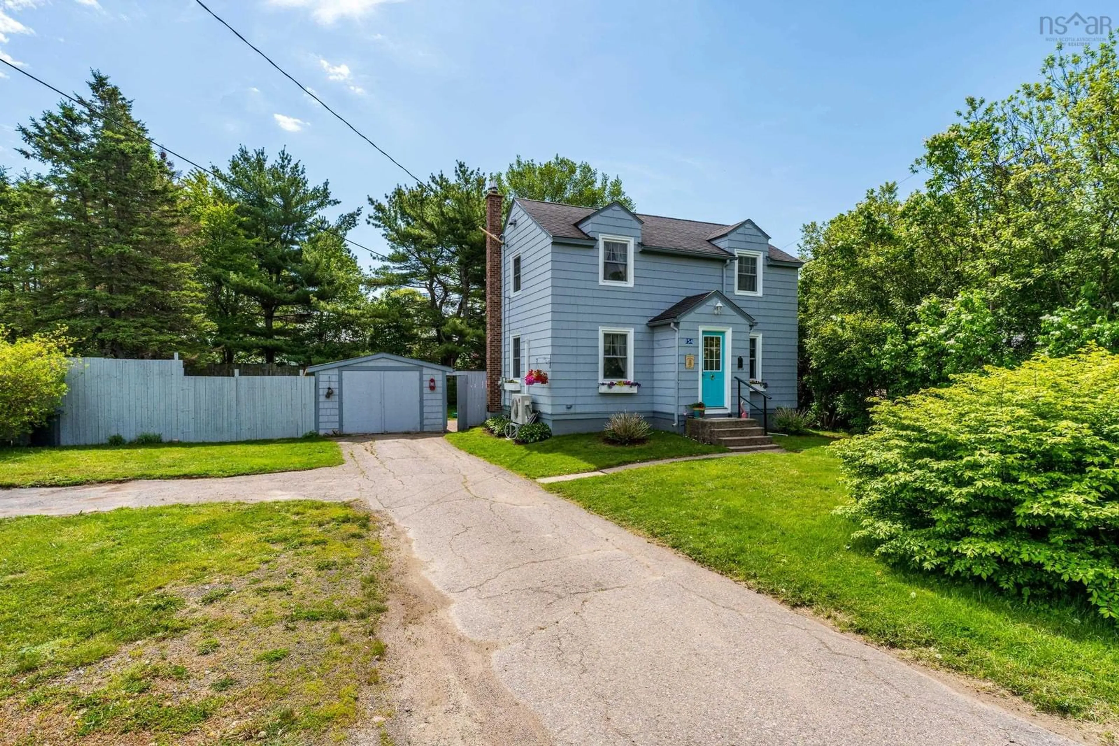 A pic from outside/outdoor area/front of a property/back of a property/a pic from drone, street for 154 South St, Bridgetown Nova Scotia B0S 1C0