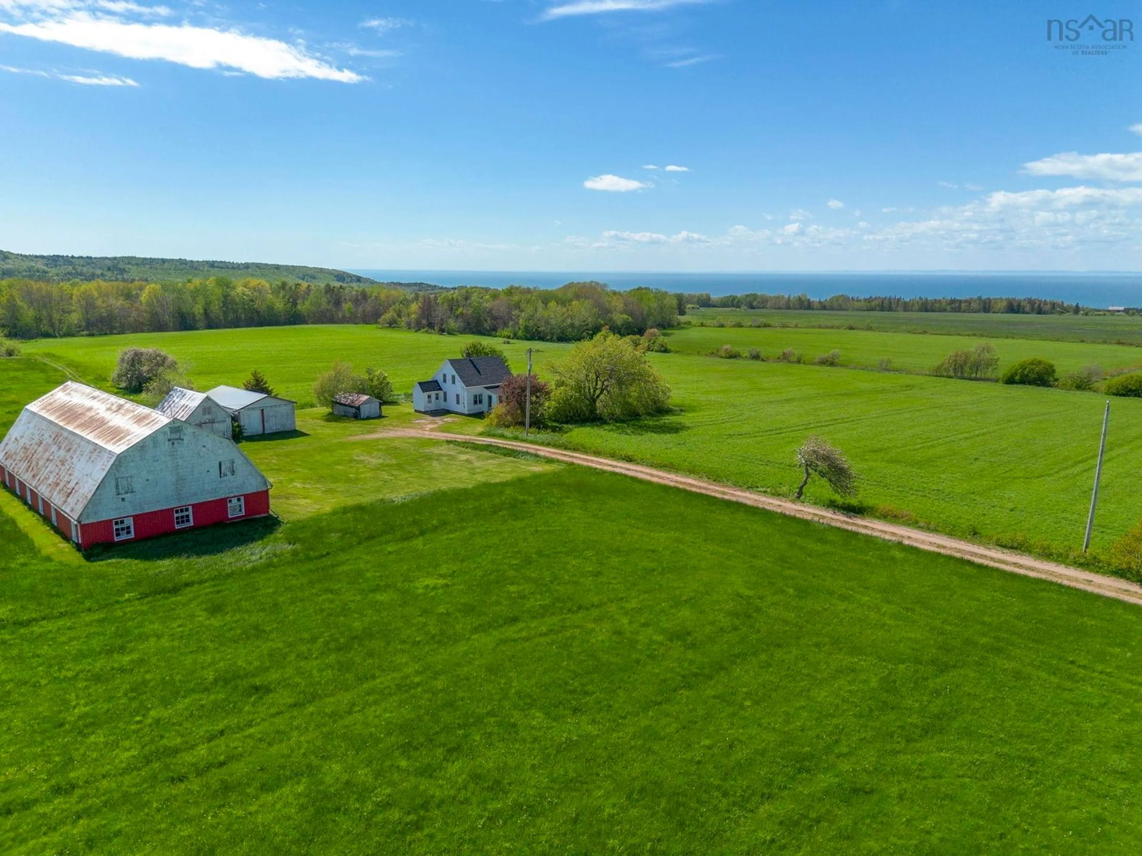A pic from outside/outdoor area/front of a property/back of a property/a pic from drone, water/lake/river/ocean view for 763 Gates Mountain Rd, Moshers Corner Nova Scotia B0S 1P0