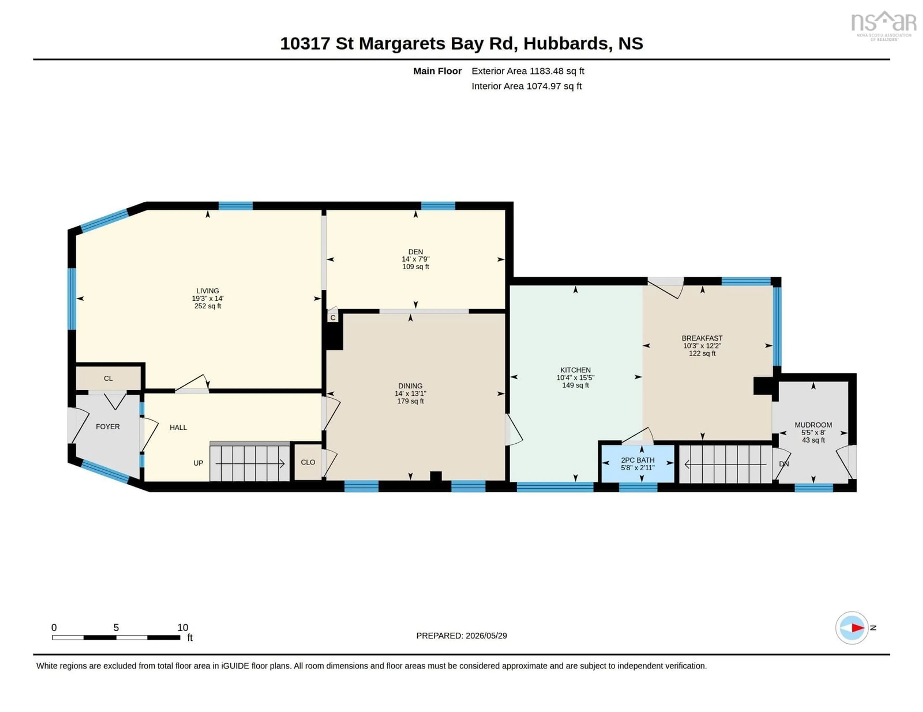 Floor plan for 10317 St Margarets Bay Rd, Hubbards Nova Scotia B0J 1T0
