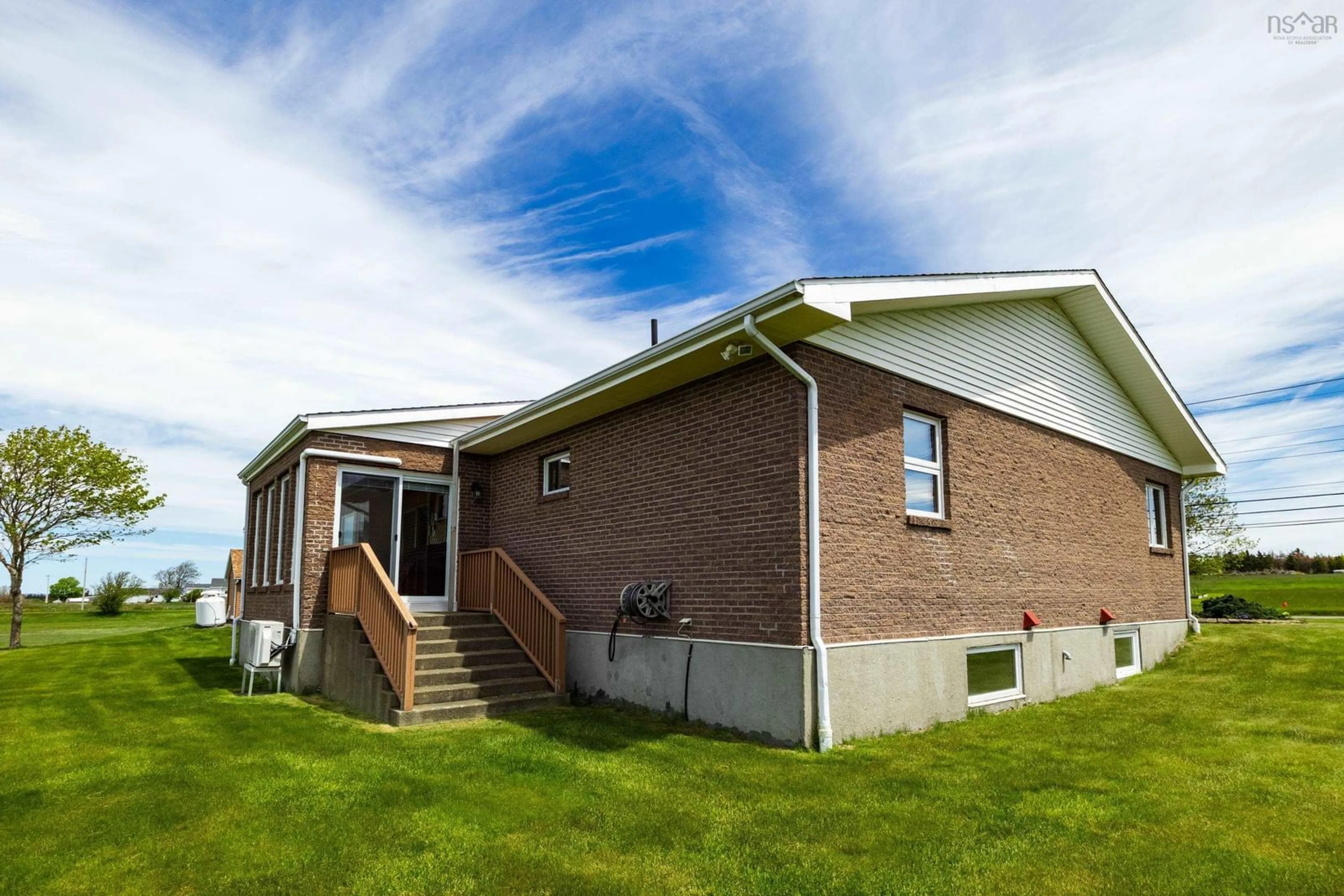 Home with brick exterior material, building for 1285 Highway 1, Little Brook Nova Scotia B0W 1M0