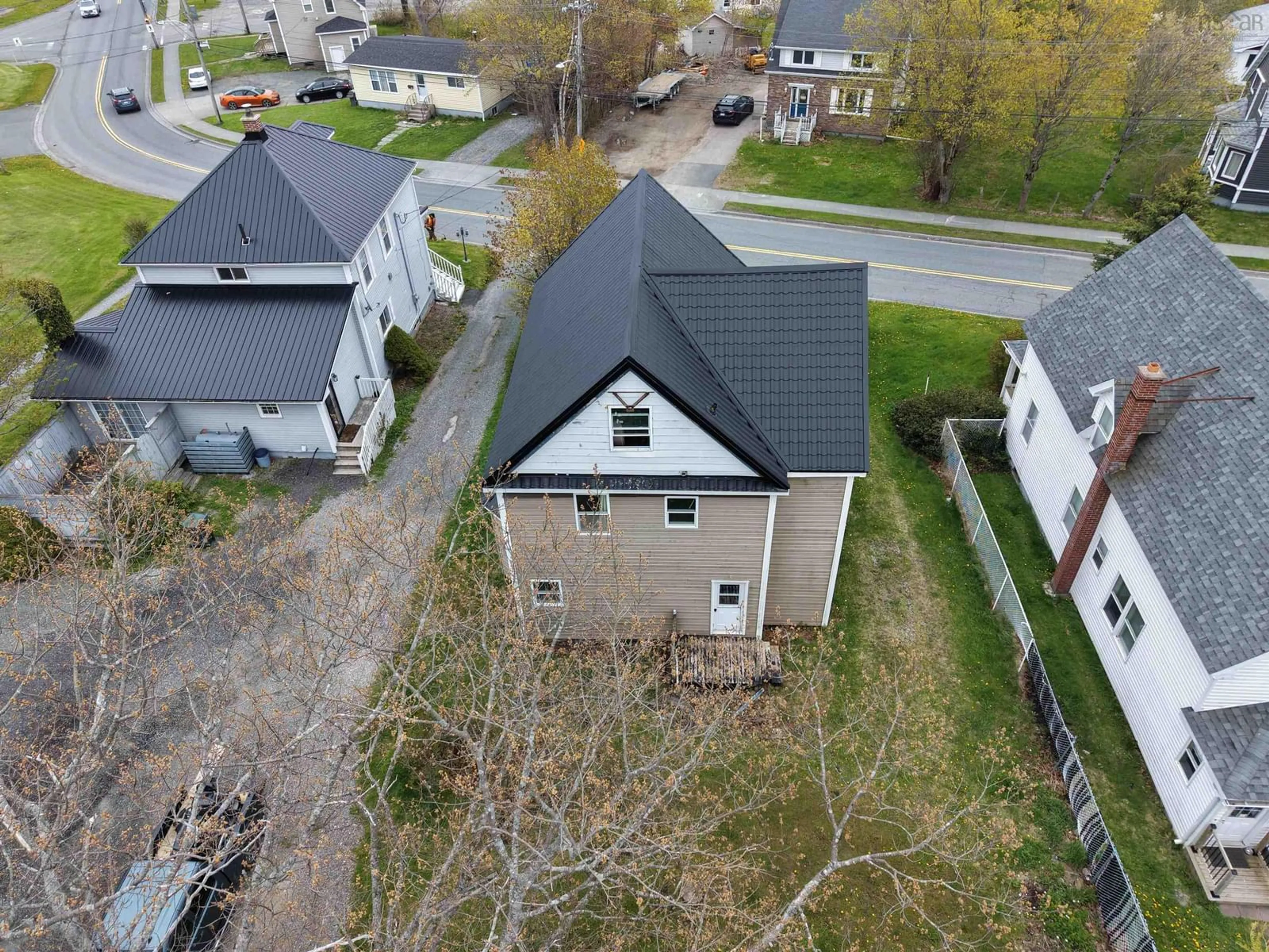 A pic from outside/outdoor area/front of a property/back of a property/a pic from drone, street for 24 Reserve St St, Glace Bay Nova Scotia B1A 4V8
